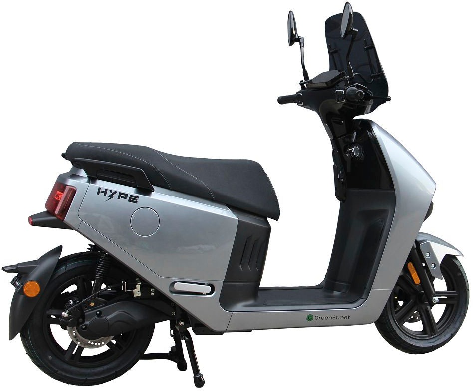 GreenStreet E-Motorroller »HYPE 85 auf inkl. Windschild km/h BAUR | Windschild«, inkl. Rechnung 3000 W