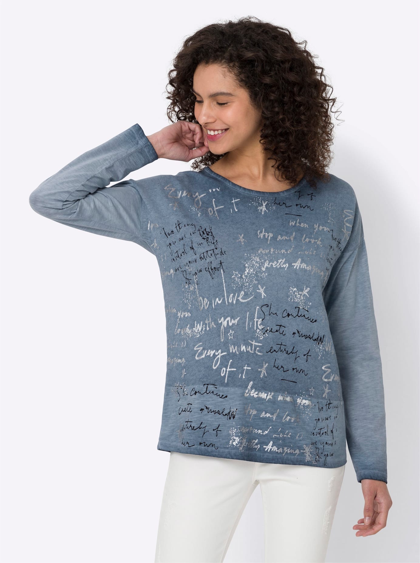 heine Langarmshirt "Shirt" 1 Stk. günstig online kaufen