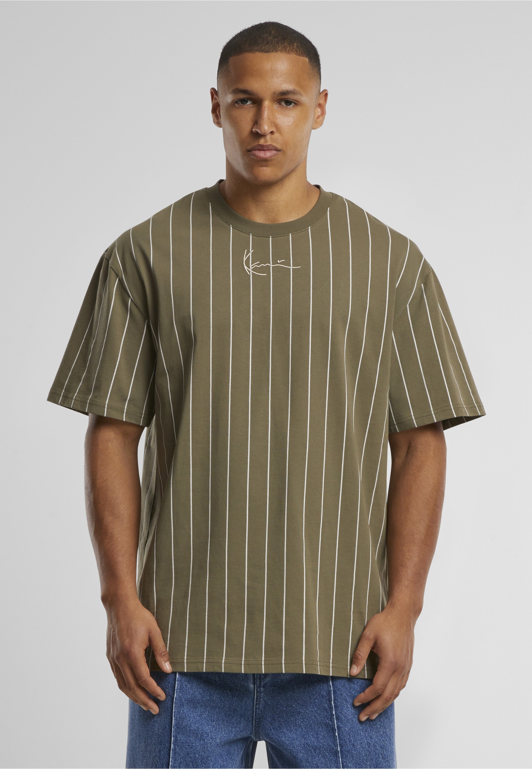 Karl Kani T-Shirt »Karl Kani KK Small Signature Essential Pinstripe Tee« 1 Stk.