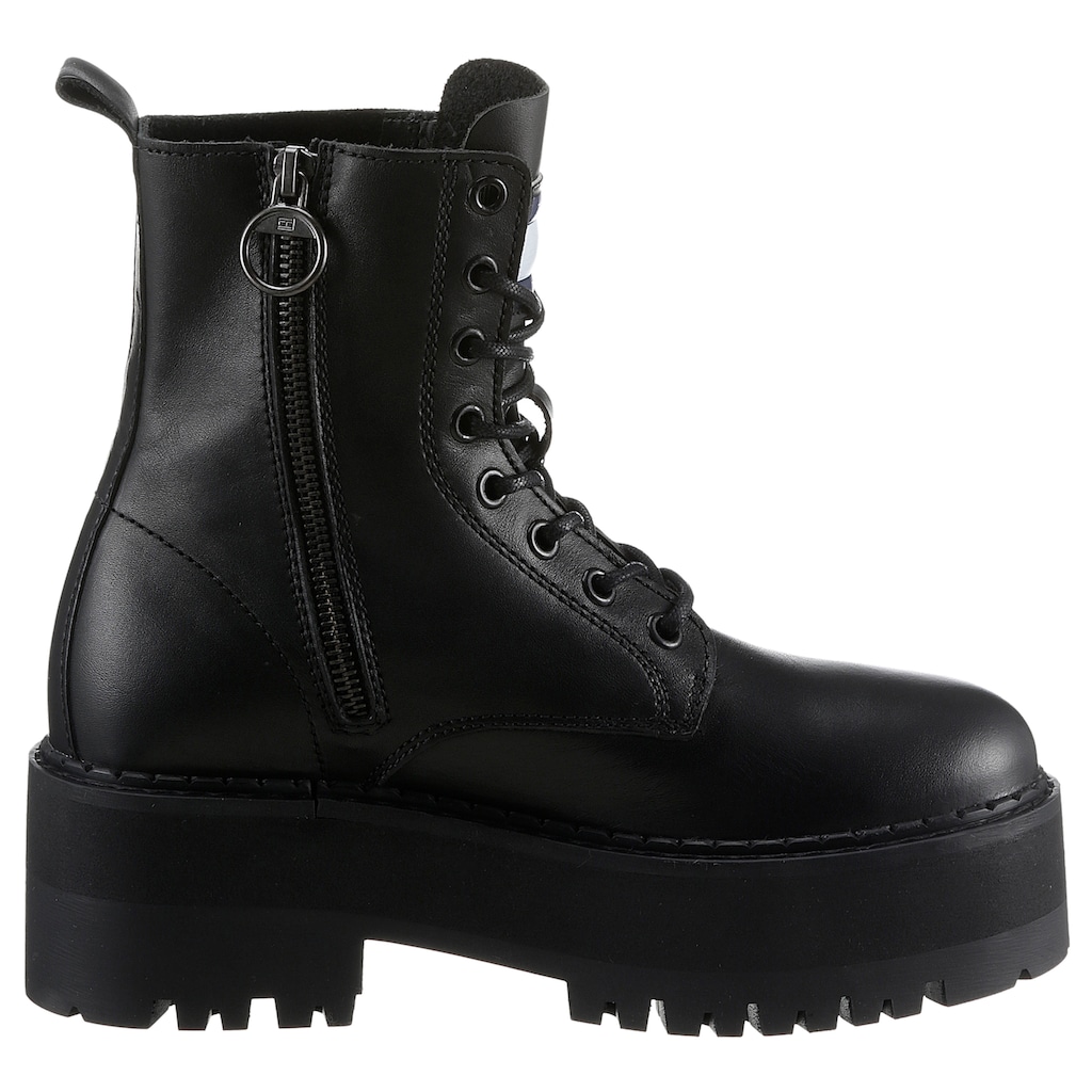 Tommy Jeans Schnürboots »TJW BOOT ZIP UP«