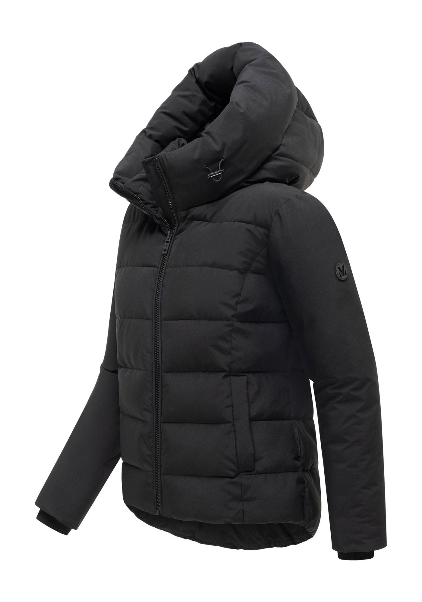 Marikoo Winterjacke »Akiliaa« mit Kapuze Warme Winterjacke mit Kapuze und taillierter Passform