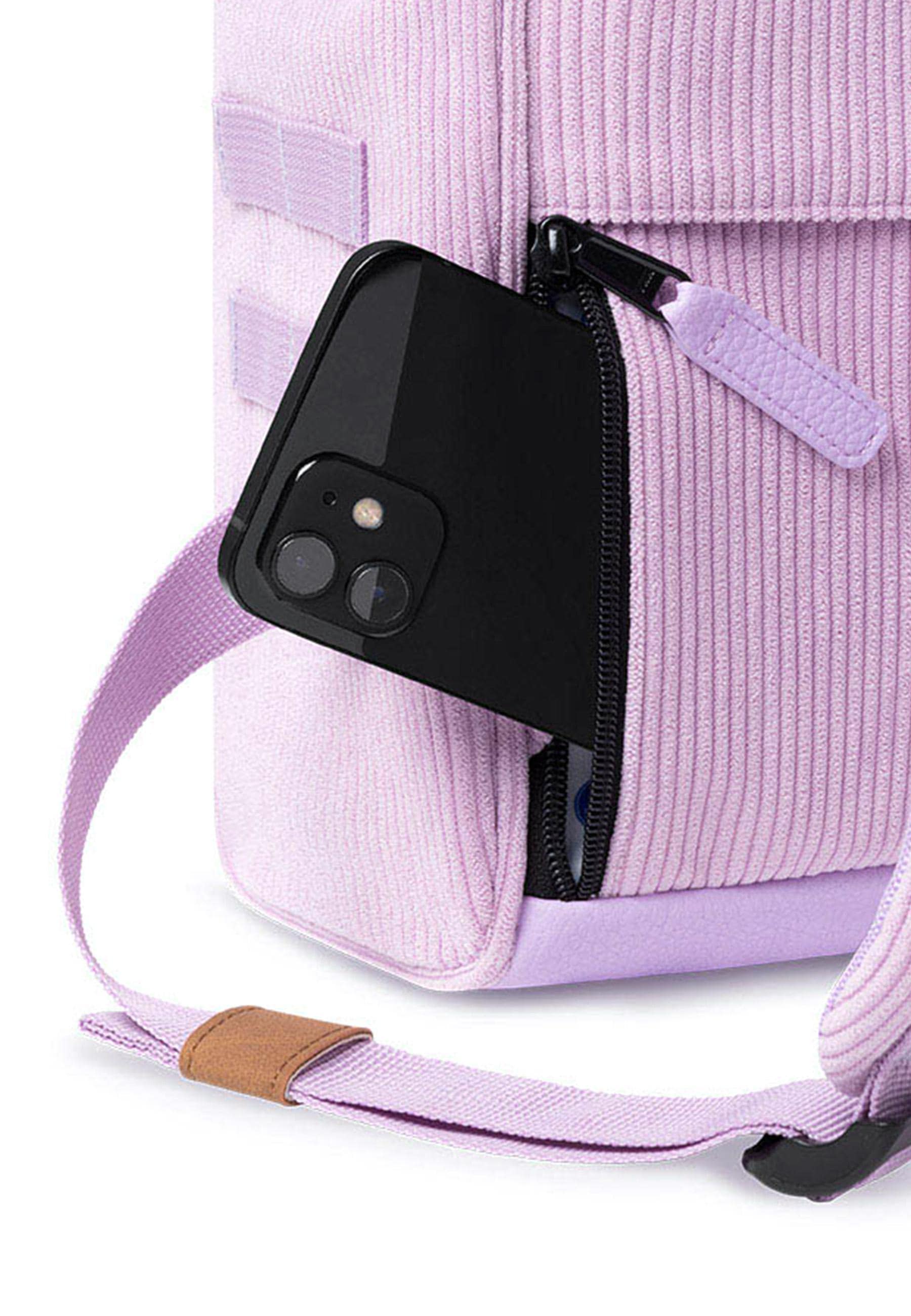CABAIA Tagesrucksack »Adventurer S Cord Recycled«, Cord-Rucksack mit austauschbaren Vordertaschen