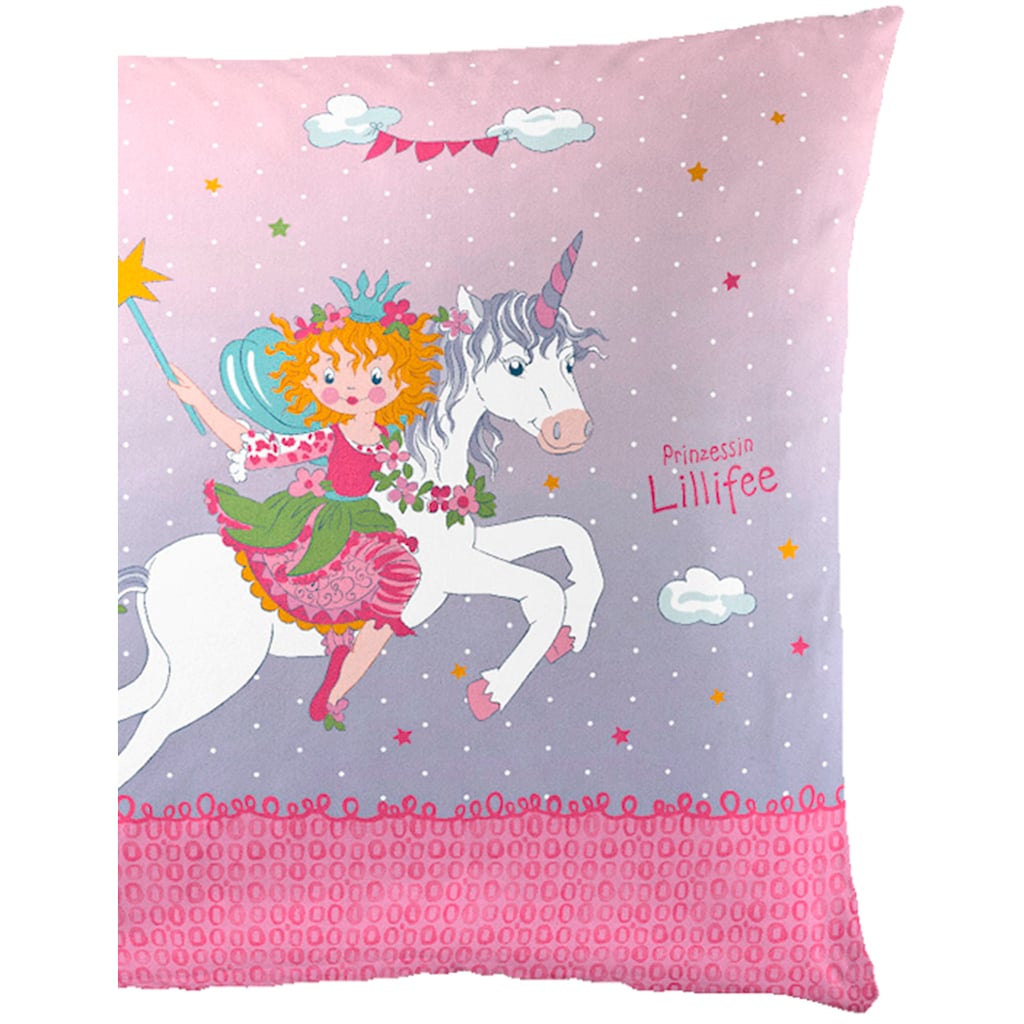 Prinzessin Lillifee Kinderbettwäsche »Einhorn«, (2 tlg.), Renforce, 100 % Baumwolle, Lillifee, pflegeleicht