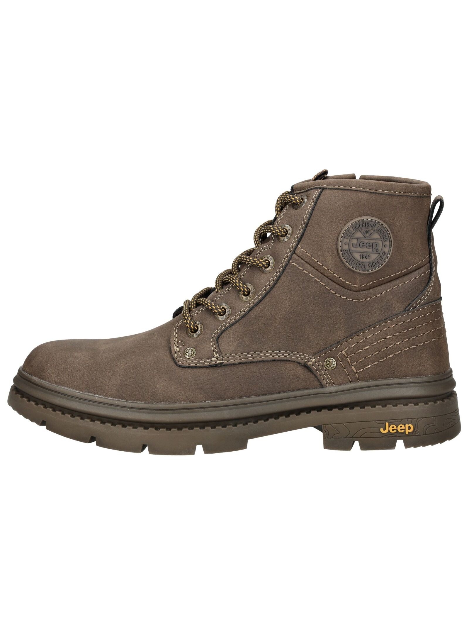 Jeep Schnürstiefelette »Jeep Stiefelette Leder/Textil«