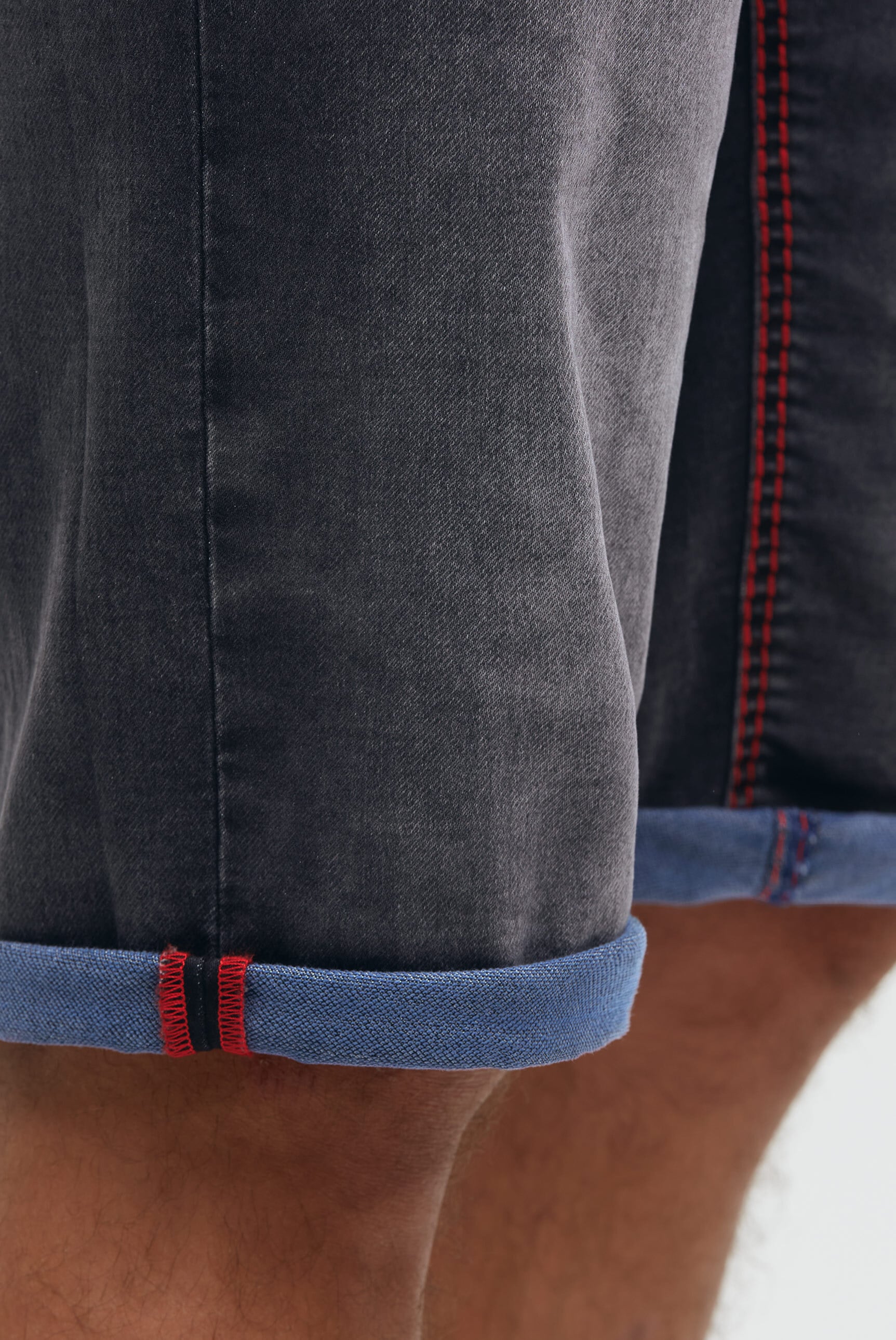 CAMP DAVID Jeansshorts mit breiten Nähten