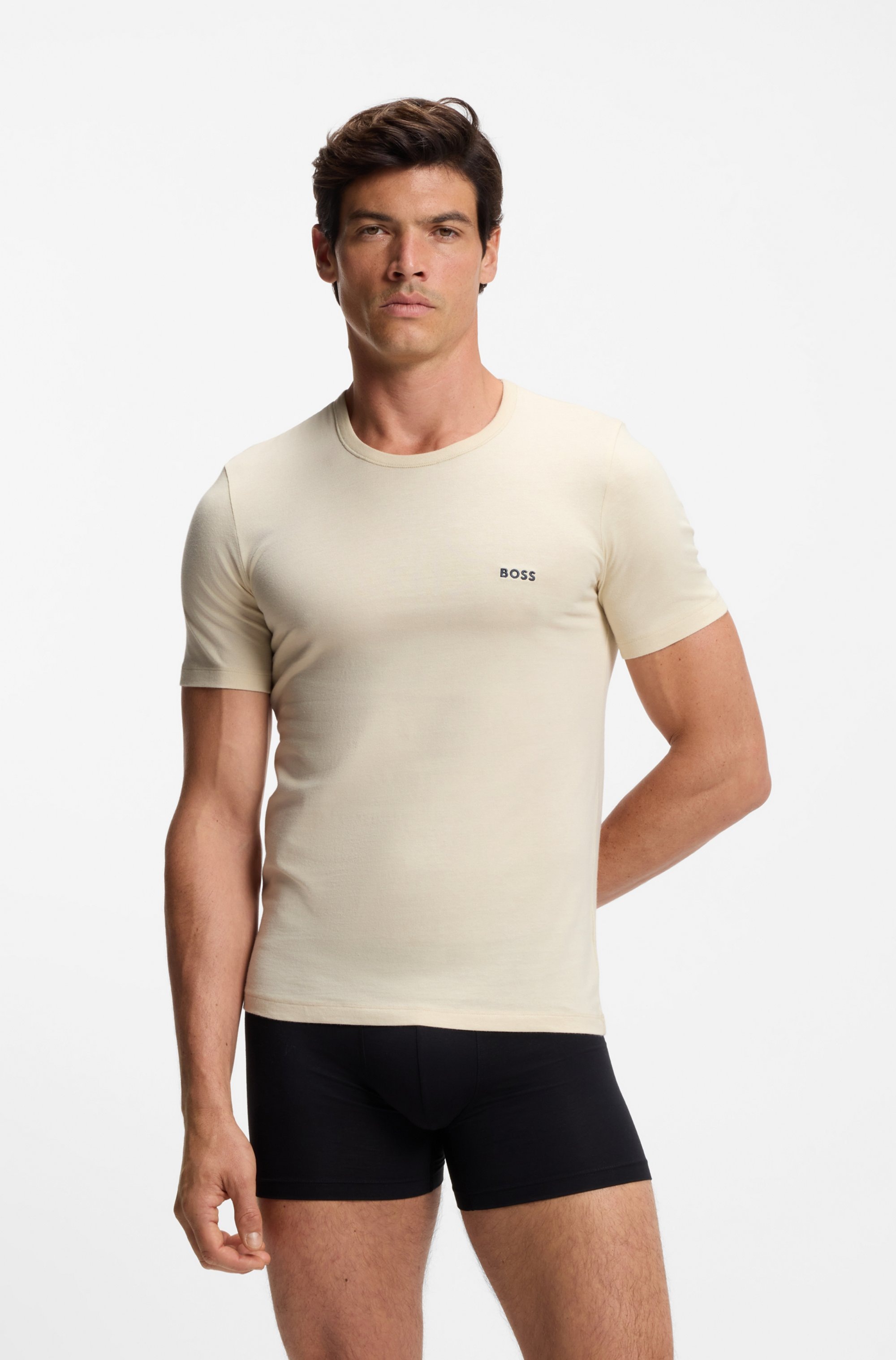 BOSS T-Shirt "TShirtRN 3P Classic" Packung, 3 tlg. tlg. günstig online kaufen