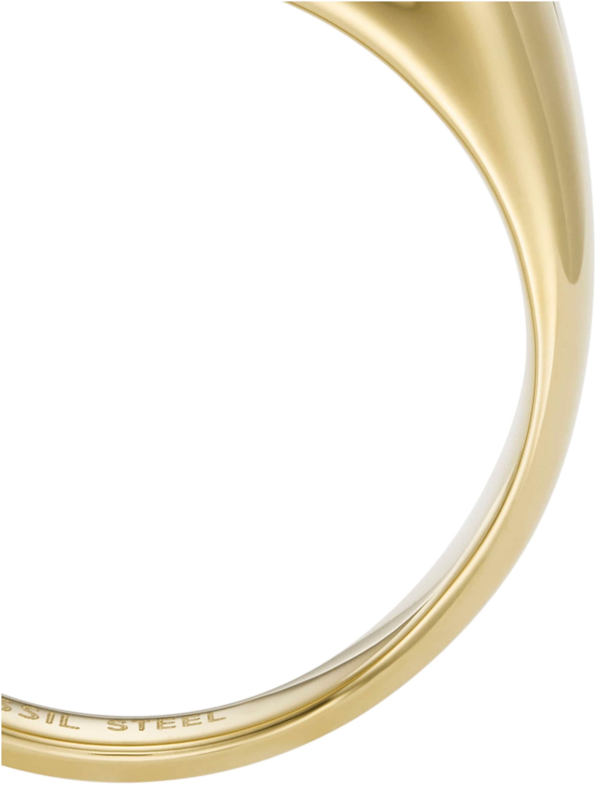 Fossil Fingerring »Schmuck Geschenk Edelstahl All Stacked Up, JF04746710, JF04747040«