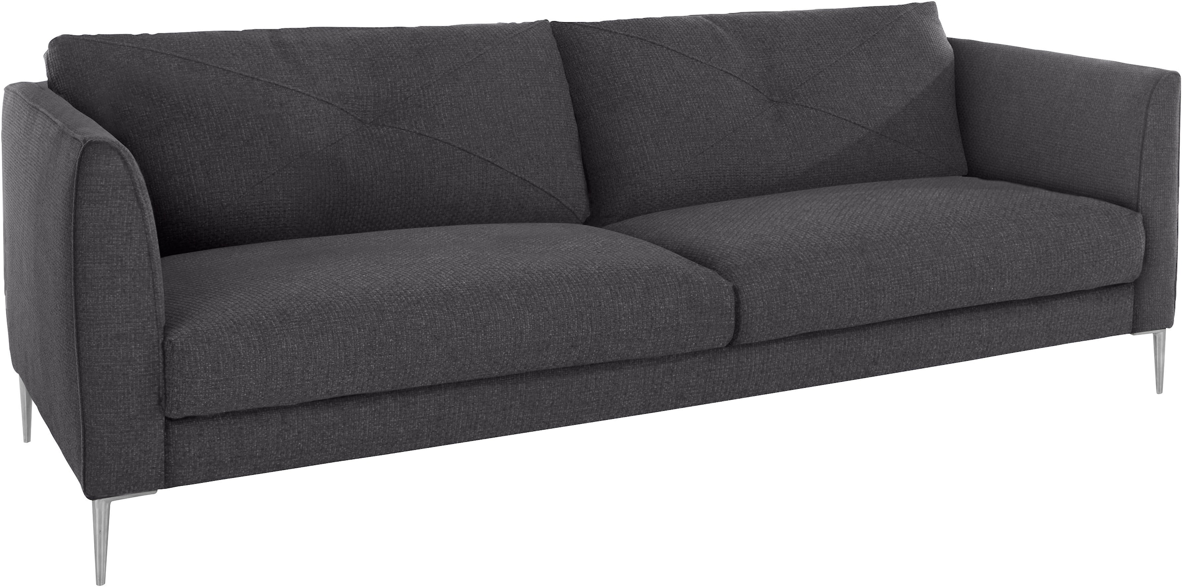 Guido Maria Kretschmer Home&Living 2,5-Sitzer »Chilltime«, mit eleganter Kreuznaht in den Rückenkissen, Breite 237 cm