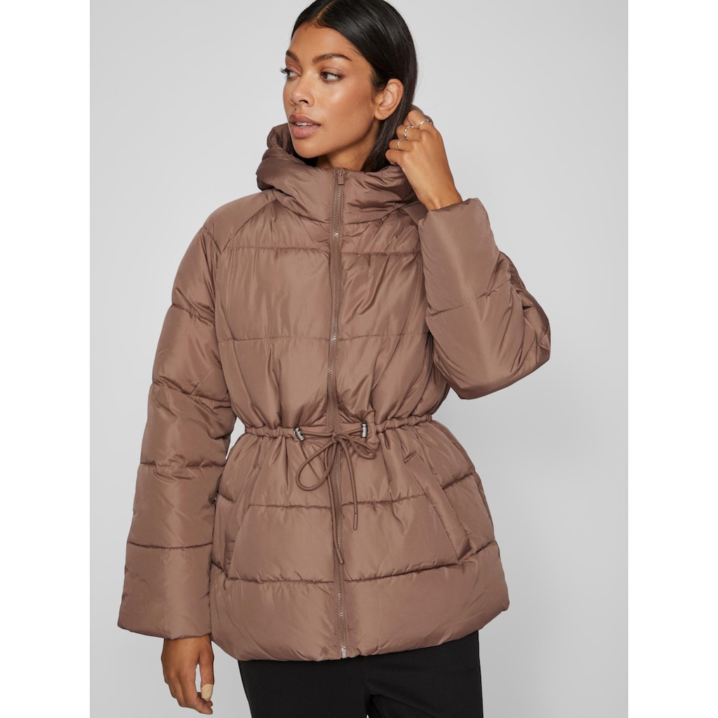 Vila Steppjacke »VILEANA PADDED L/S SHORT JACKET - NOOS«, mit Kapuze