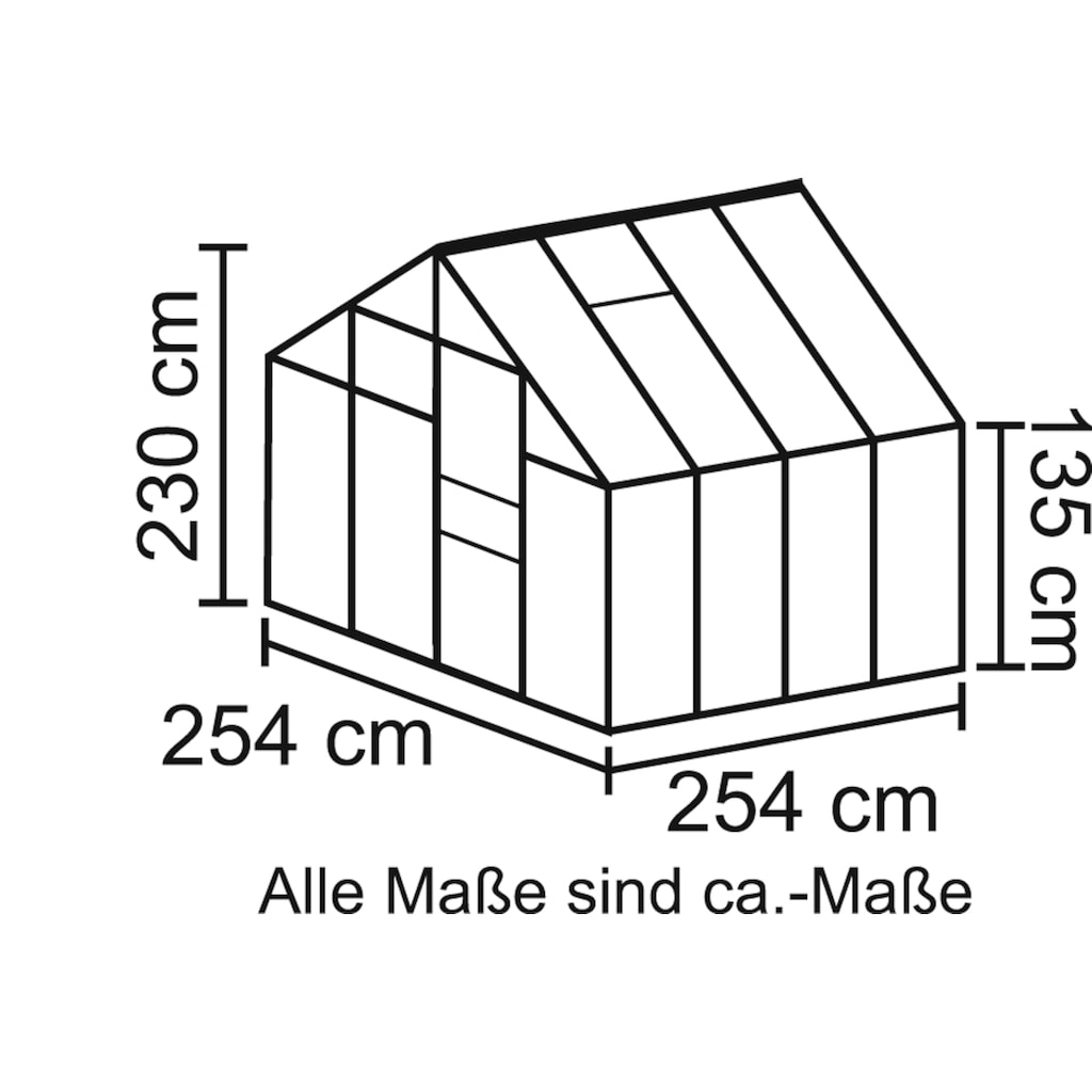Vitavia Gewächshaus »Merkur 6700«