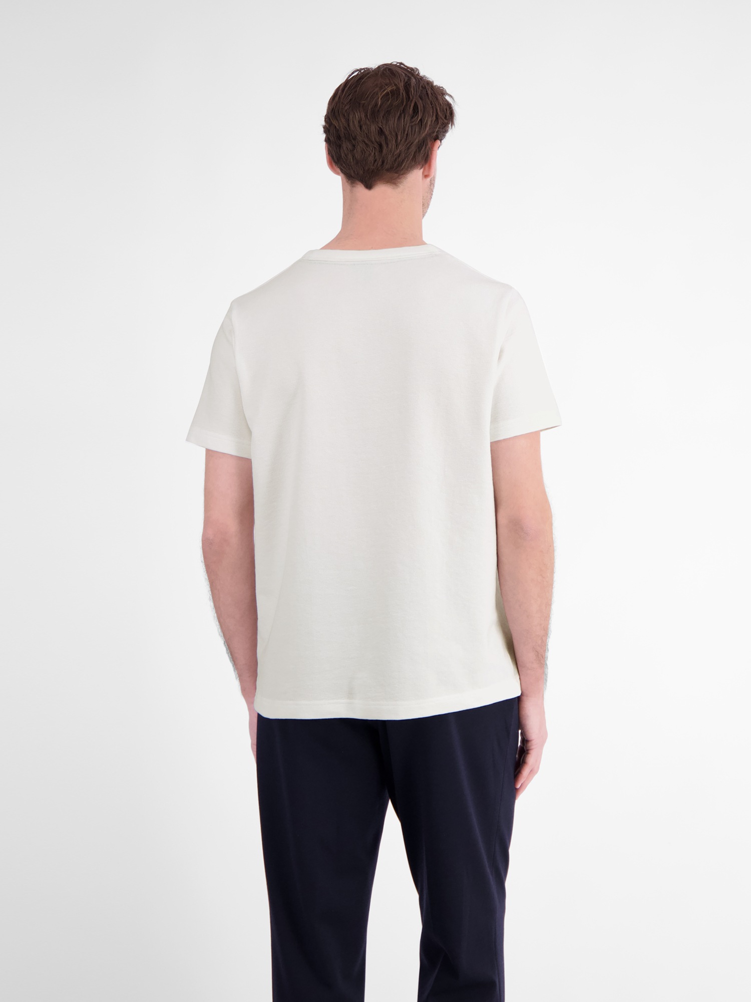 LERROS T-Shirt »T-Shirt aus Baumwoll-Jersey mit Rundhalsausschnitt«