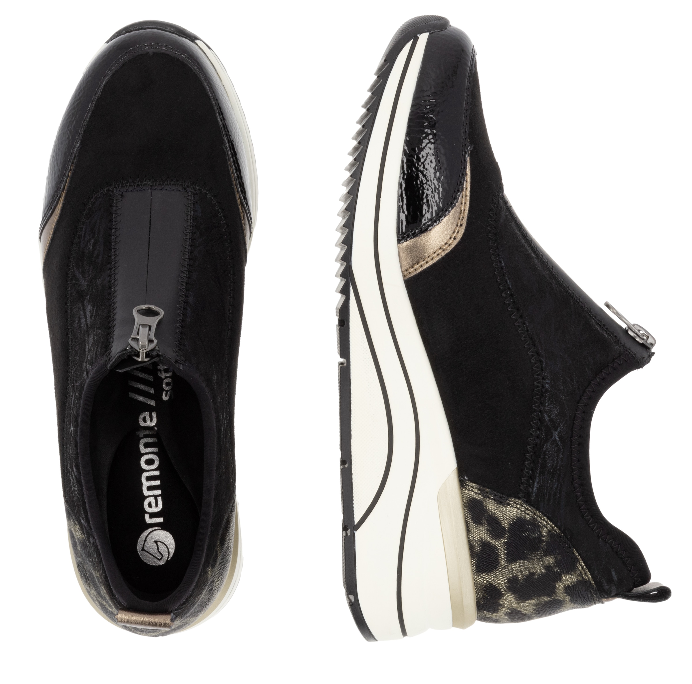 Remonte Slip-On Sneaker »Elisabeth Hurley-Collection«, Keilsneaker, Slipper, Schlupfschuh, Freizeitschuh, vegan
