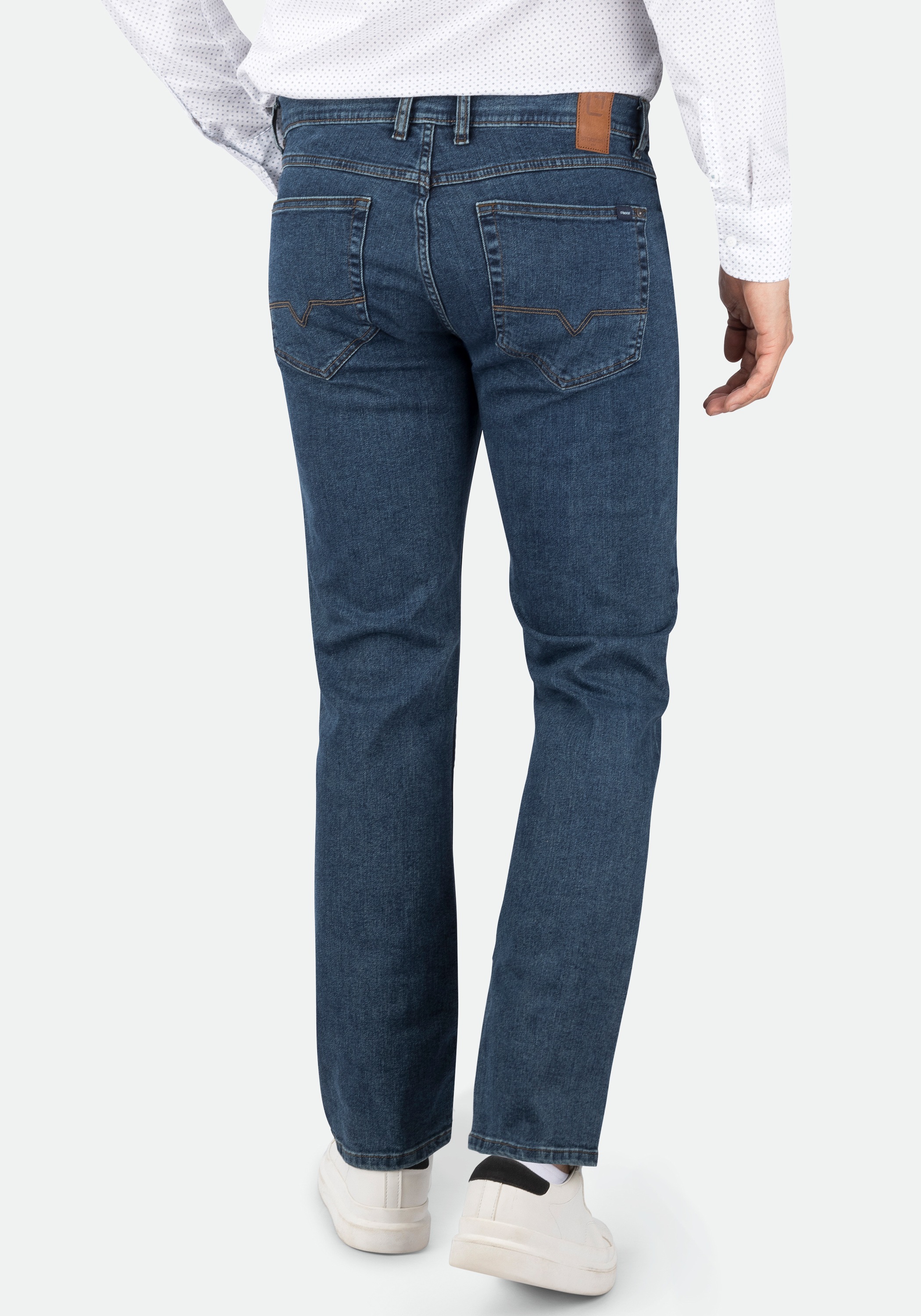 Stooker Men 5-Pocket-Hose »Frisco Denim Straight Fit Men«, Straight Fit Casual Clean Wash Twill Coloured Comfort Flex! für Herren