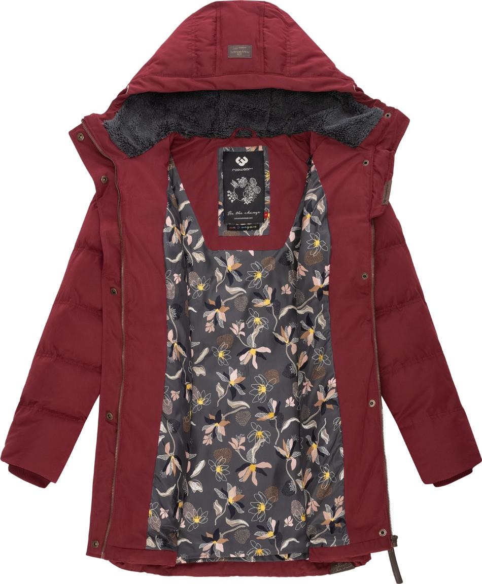 Ragwear Winterjacke »Ashani Puffy«, mit Kapuze, stylischer Winterparka mit gefütterter Kapuze