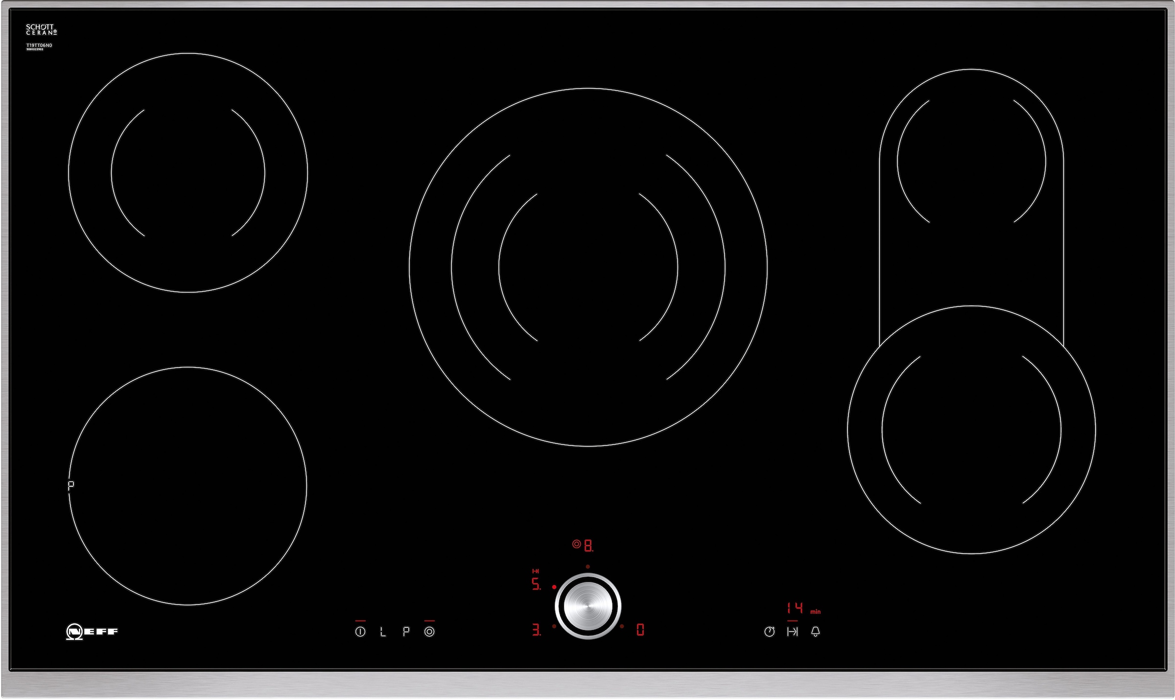 TwistPad® von kaufen Elektro-Kochfeld SCHOTT mit T18BT16N0, NEFF | BAUR Bedienung »T18BT16N0«, CERAN®