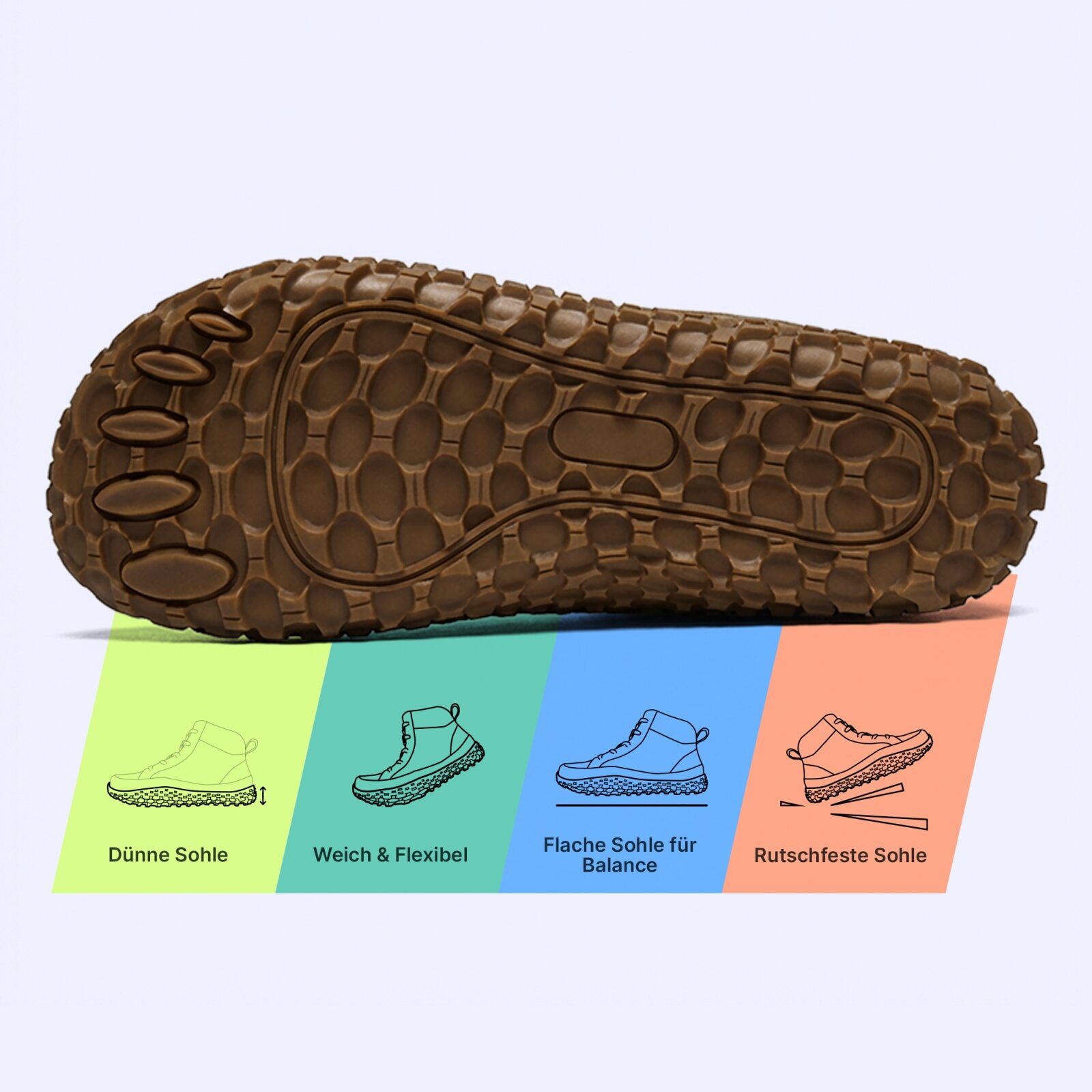 DOTALES Barfußschuh »Haven Winter Barfußschuhe Damen & Herren -Warm & Flexibel«  Minimalschuhe