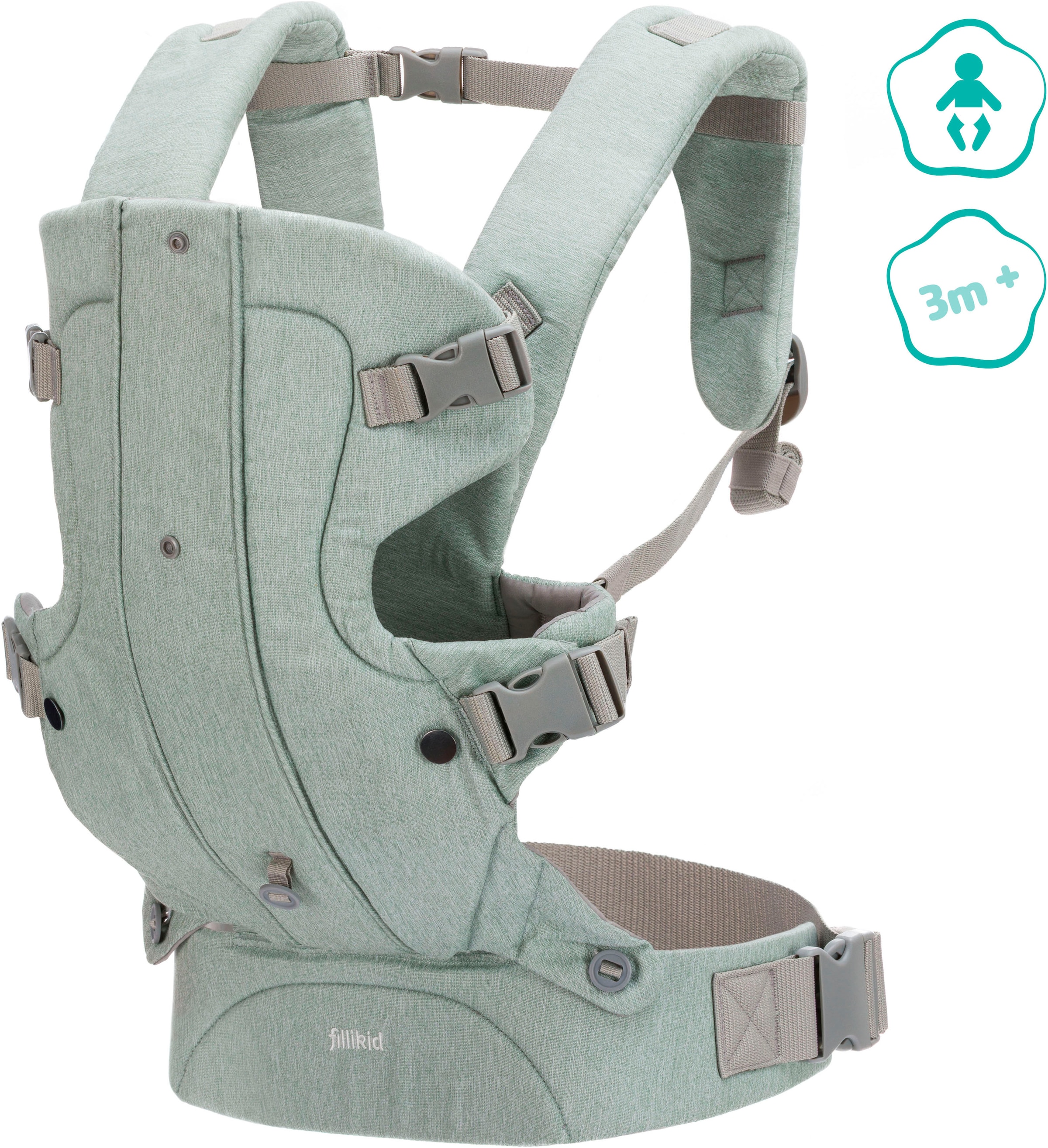 Fillikid Bauchtrage »WALK« bis 15 kg