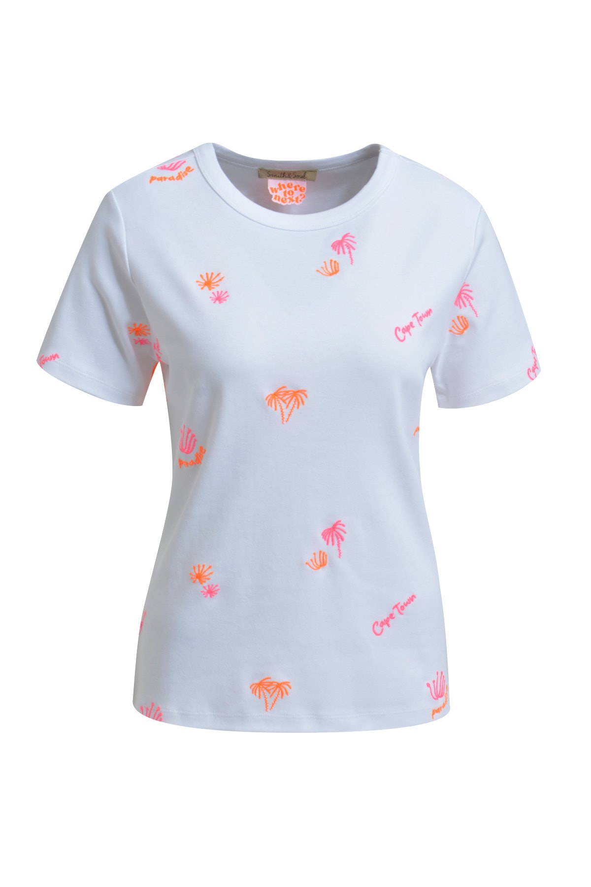 Smith & Soul T-Shirt mit Stickereien günstig online kaufen