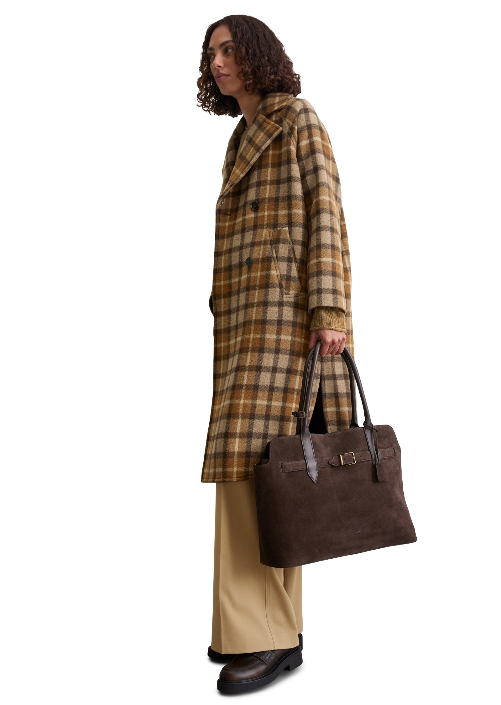 Marc O'Polo Shopper »aus softem Velours-Rindleder«