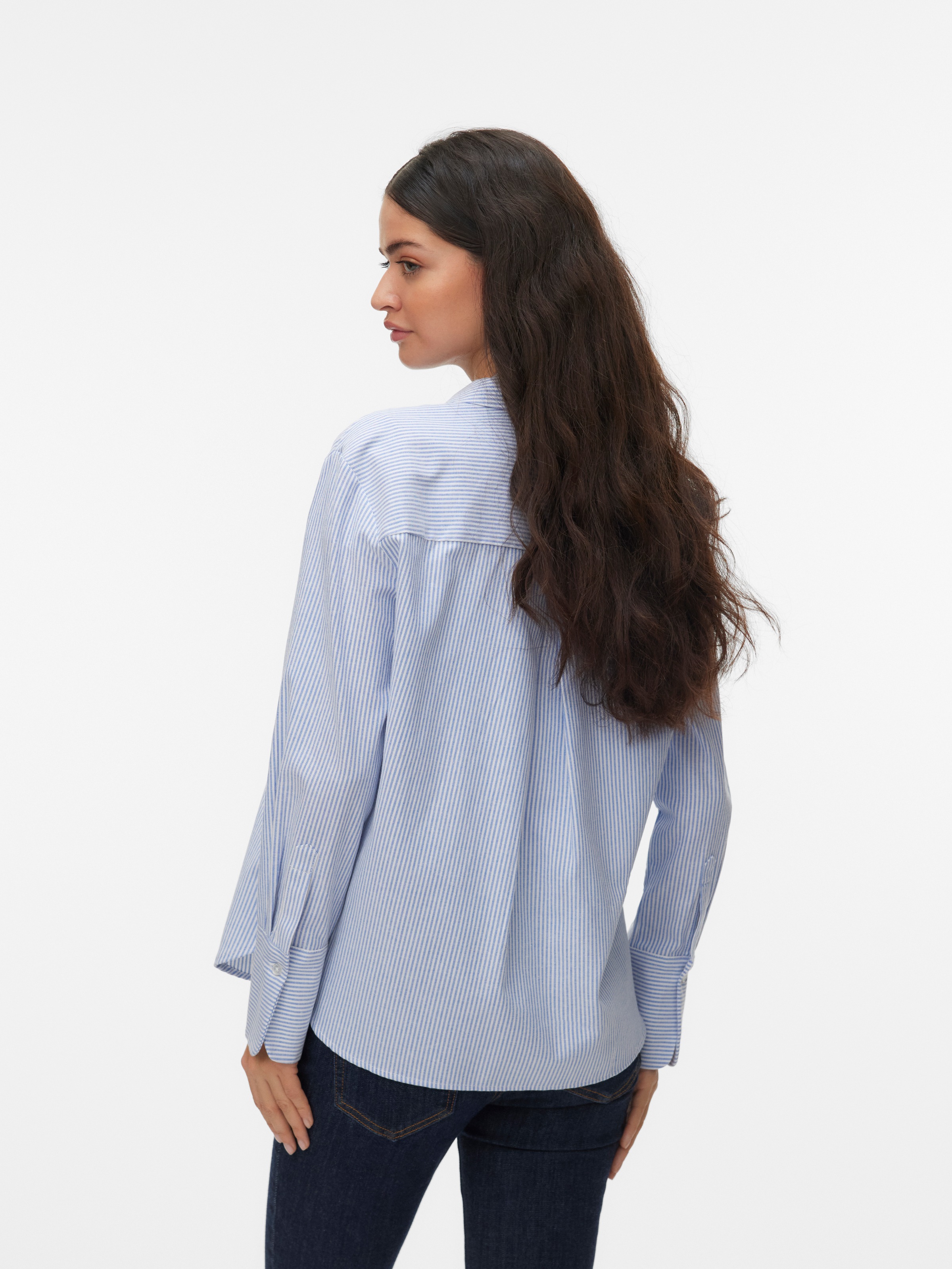 Thumbnail - Vero Moda Hemdbluse "VMINGE L/S SHIRT WVN BTQ" mit Brusttasche