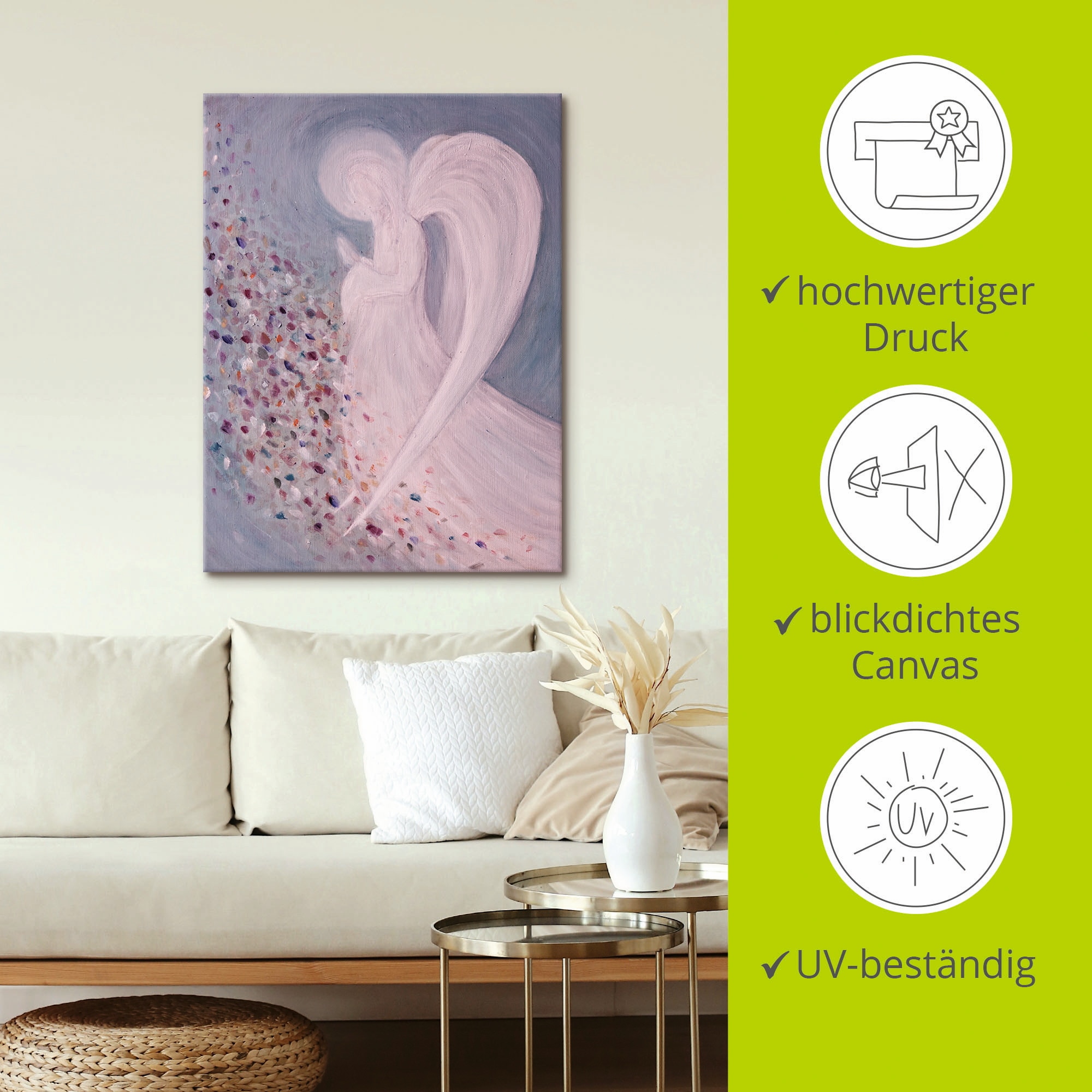 Artland Wandbild »Engelbild III«, Religion, (1 St.), als Leinwandbild, Poster, Wandaufkleber in verschied. Größen