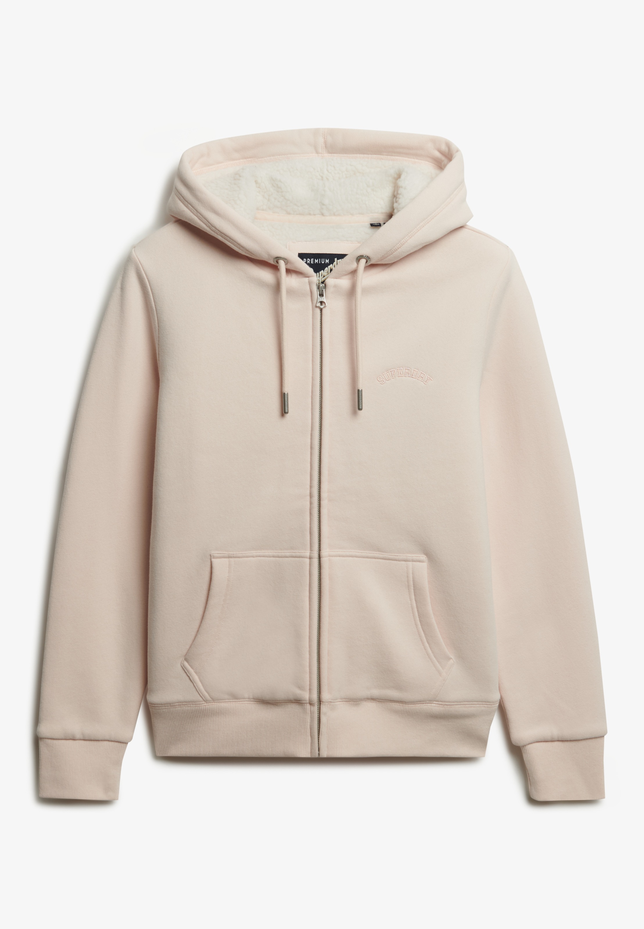 Superdry Kapuzensweatjacke "BORG LINED ZIPHOOD" günstig online kaufen