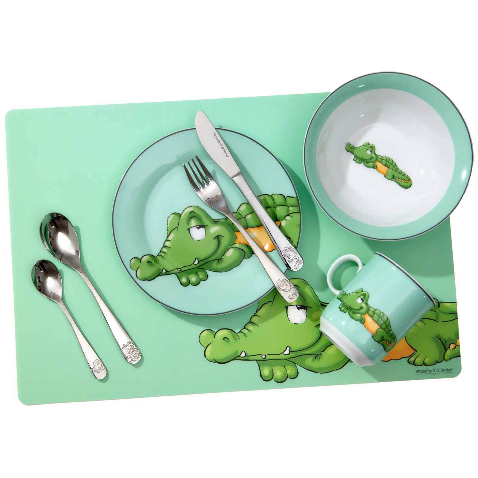 Ritzenhoff & Breker Kinderbecher »Kinderbecher Happy Zoo 270 ml 4er Set blau«