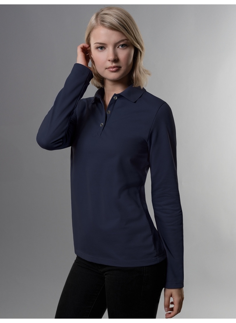 Trigema Poloshirt »TRIGEMA Langarm Poloshirt«, (1 tlg.)