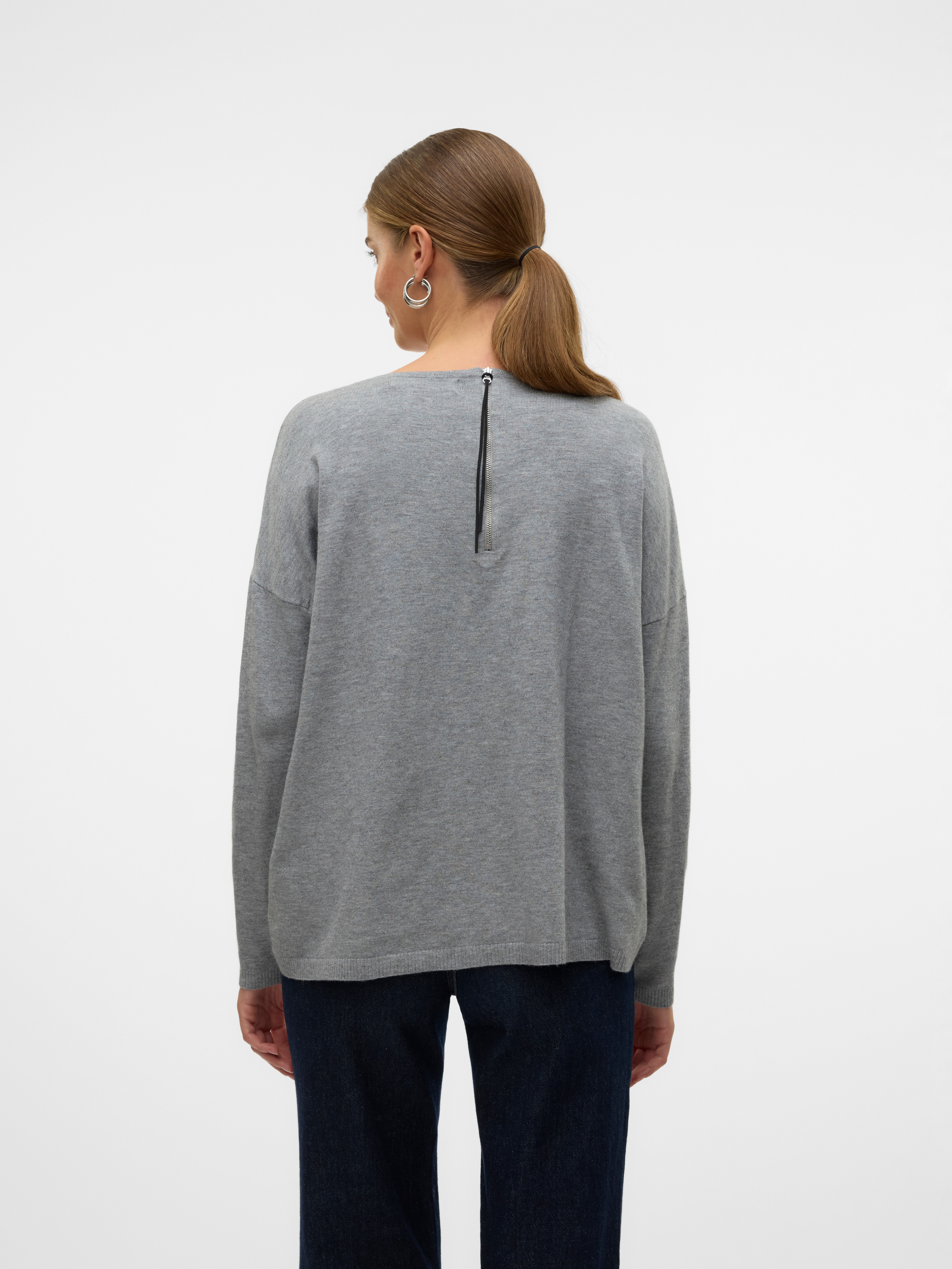 Thumbnail - Vero Moda Rundhalspullover "VMBREEZE AURA LS ZIPPER BLOUSE NOOS"