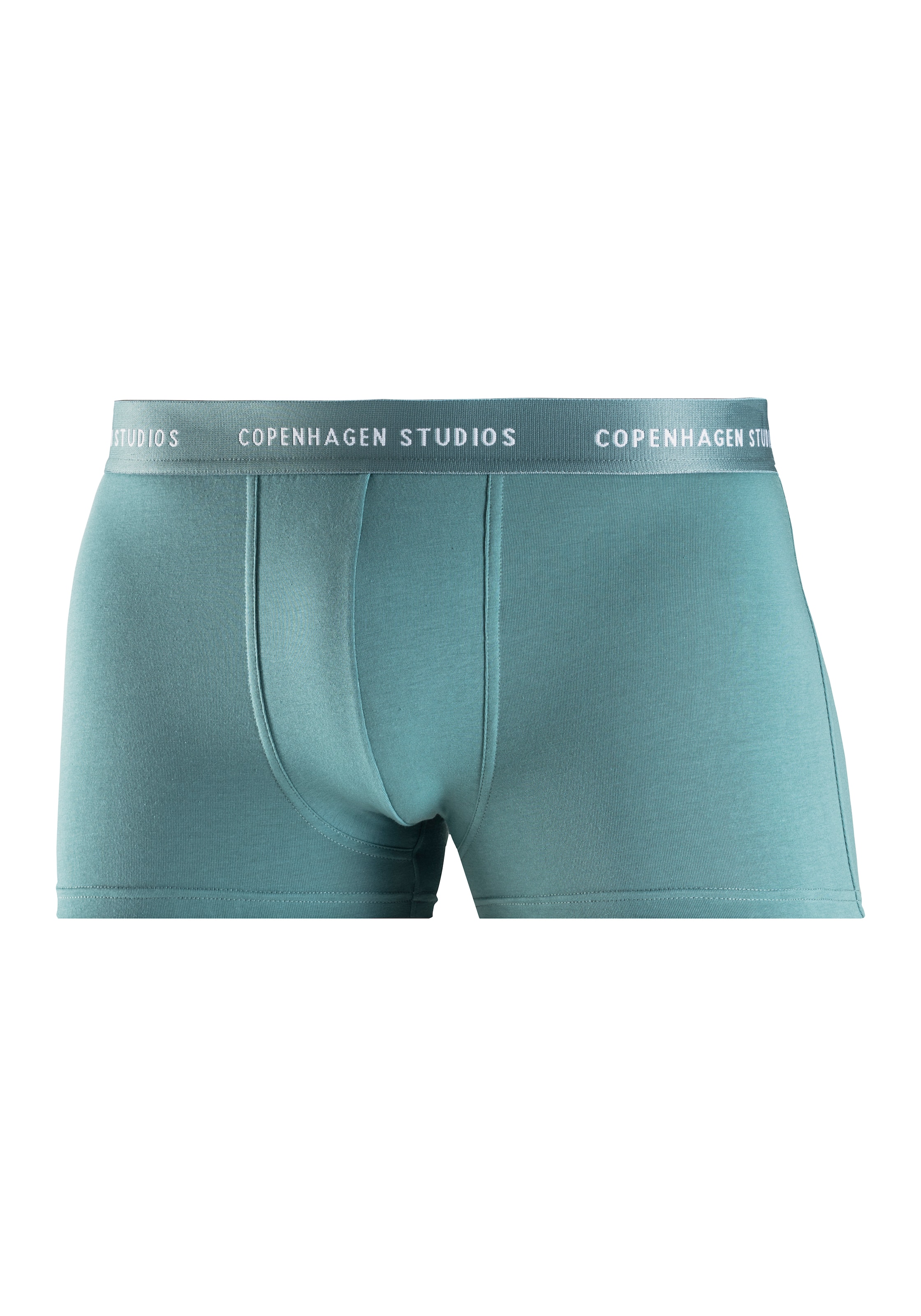 Copenhagen Studios Boxer »Boxershorts für Herren«, (3 St.), mit farbigem Logo-Bund