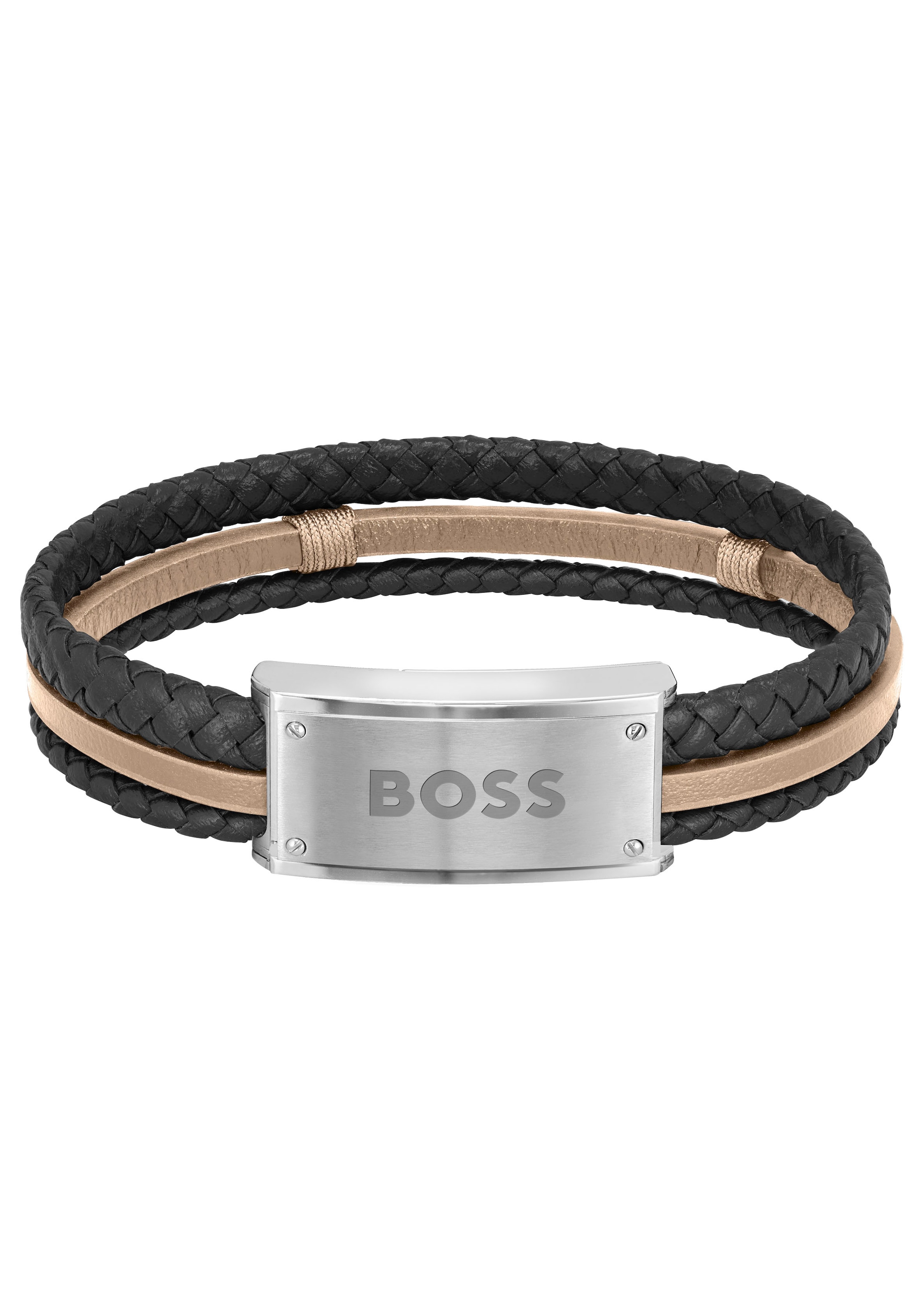 BOSS Armband »Schmuck Edelstahl Armschmuck Lederarmband GALEN«, zu Hoodie,  Shirt, Jeans, Sneaker, Underwear, HUGO, BOSS ORANGE! ▷ für | BAUR