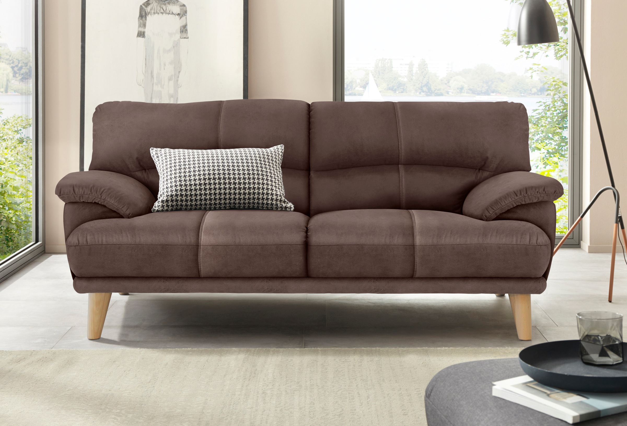 TRENDMANUFAKTUR 3-Sitzer "Cecilia, Sofa in italienischem Design", mit tolle günstig online kaufen