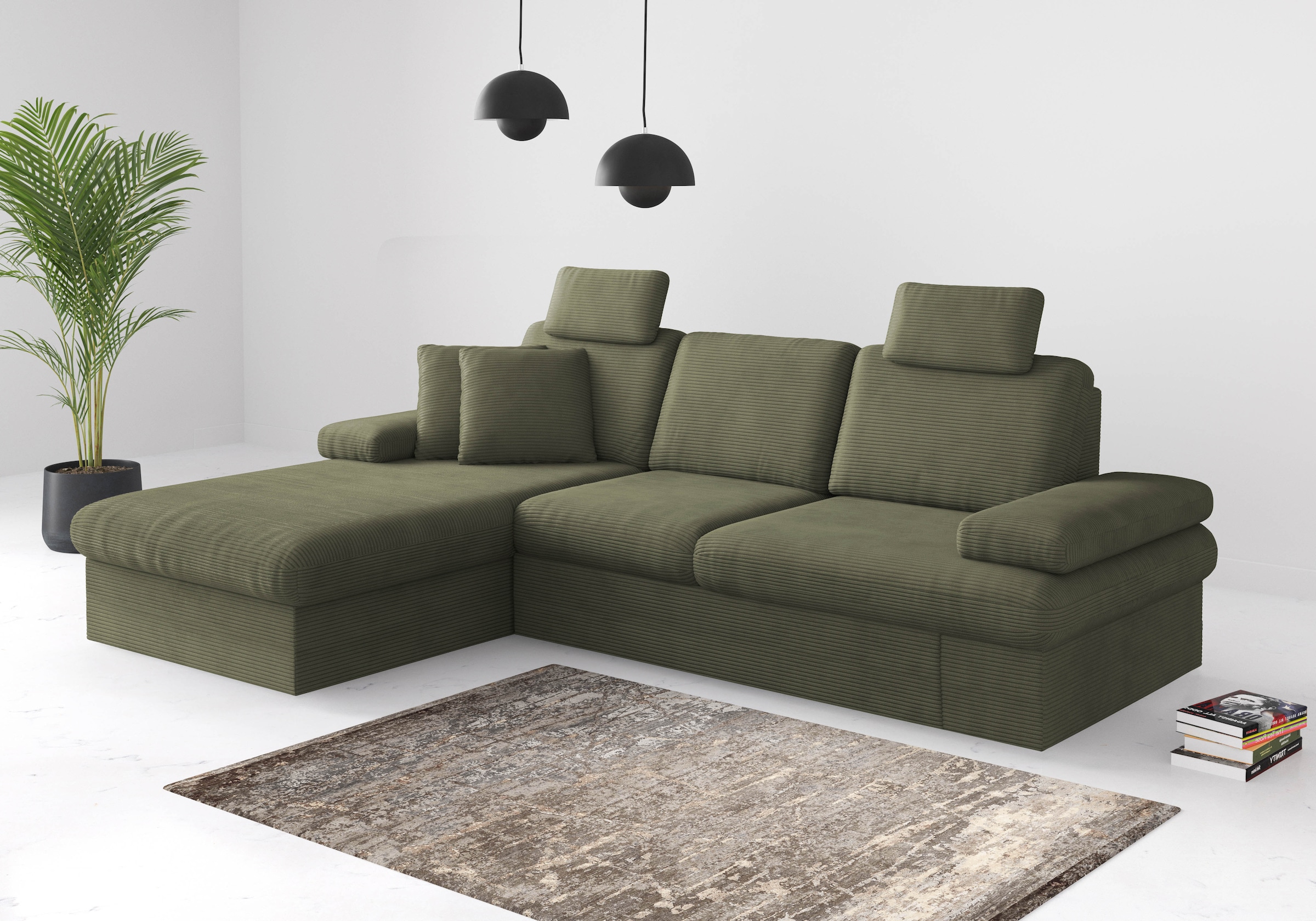 sit&more Ecksofa "Moreno", mit Armteilverstellung,wahlweise mit Bettfunktio günstig online kaufen