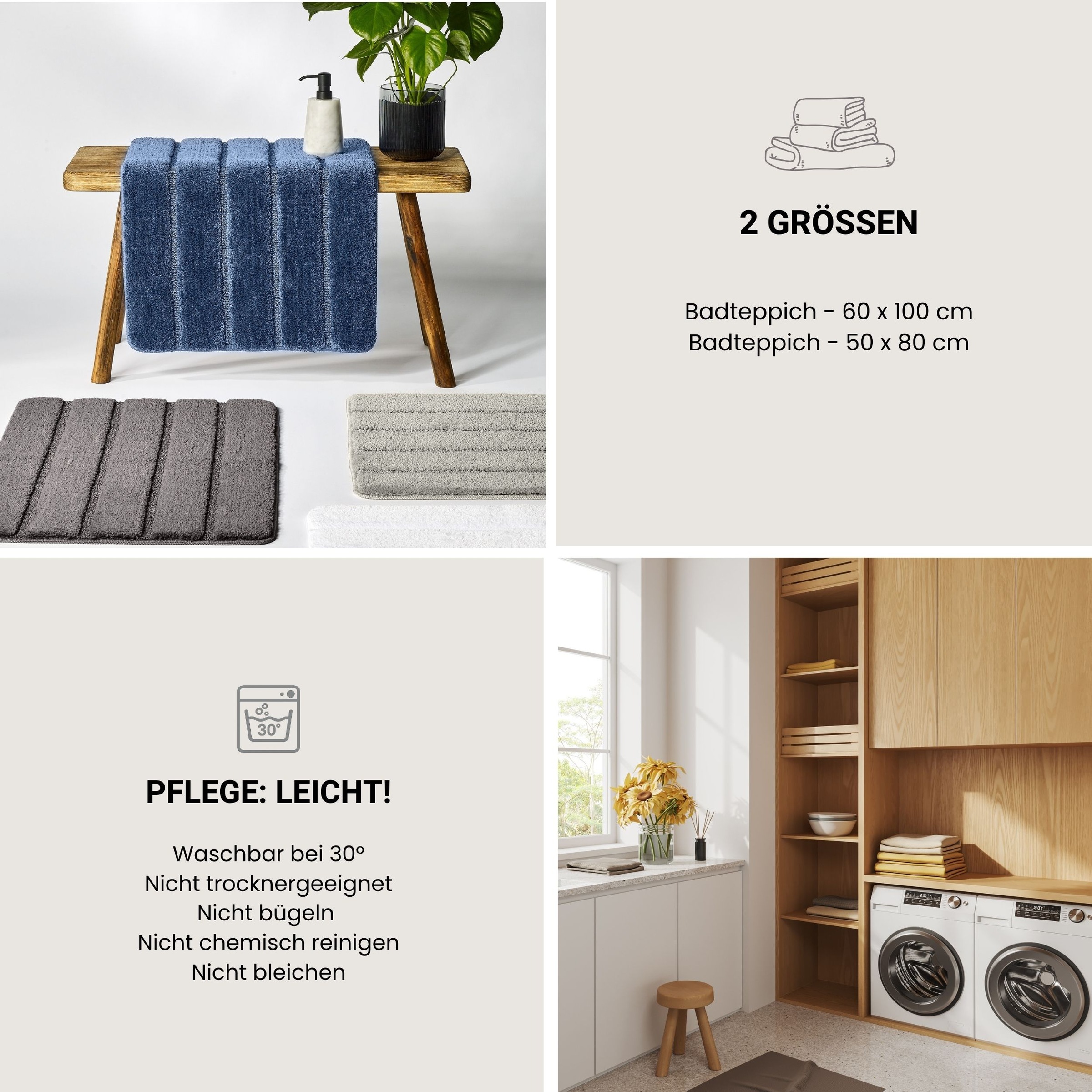 Schiesser Badematte »Milano mit weichem Flor und rutschhemmender Rückseite« Höhe 3 mm rutschhemmend beschichtet fußbodenheizungsgeeignet OEKO-TEX® STANDARD 100 zertifiziert