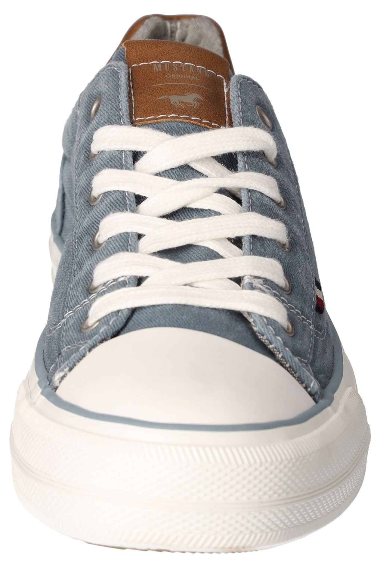 Mustang Shoes Sneaker, Freizeitschuh, Halbschuh, Schnürschuh, mit Gummikappe