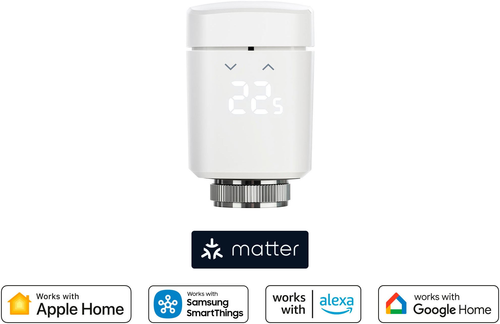 EVE Heizkörperthermostat »Thermo (Matter)-2er Pack«