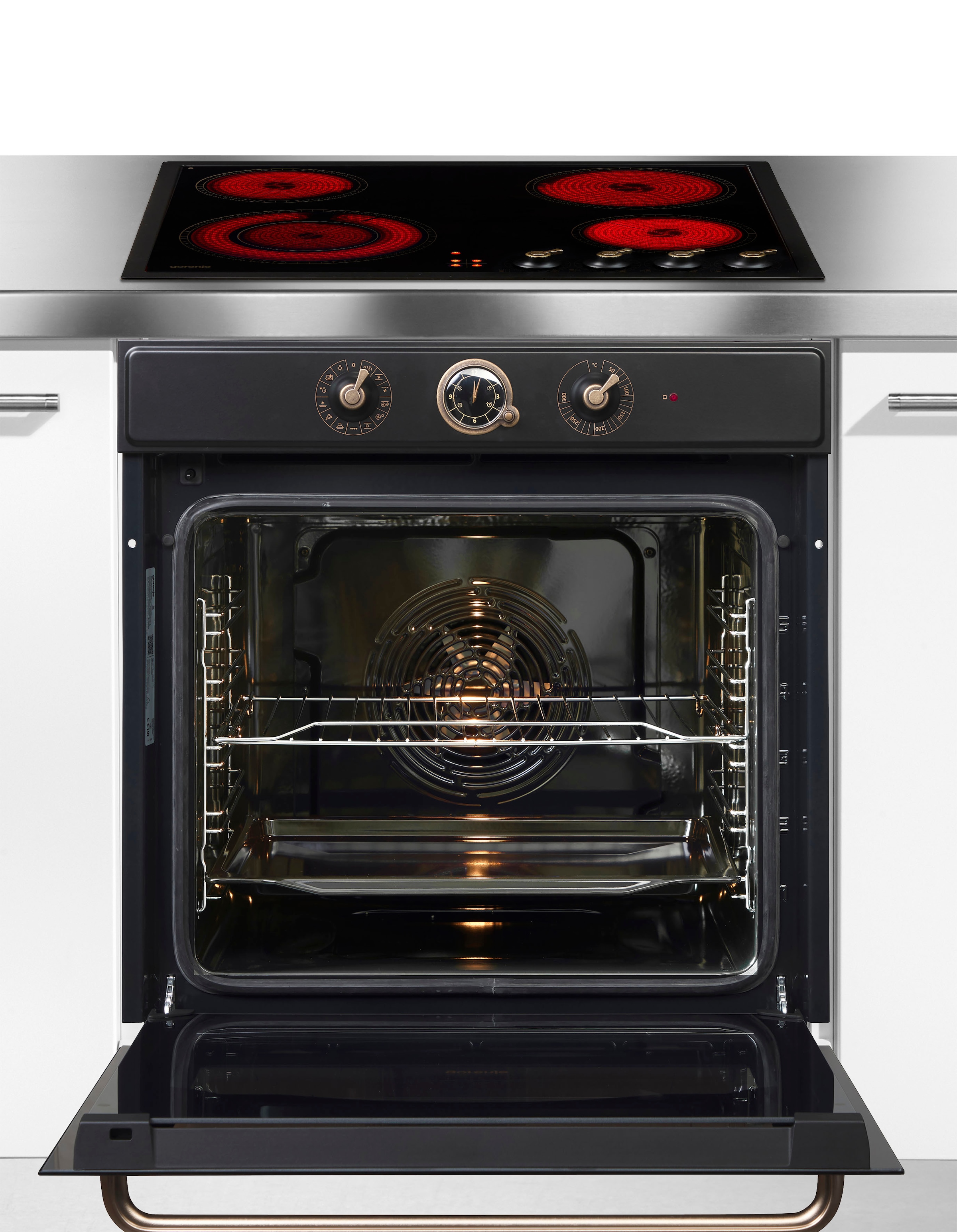 GORENJE Backofen-Set »BOS67371CLB«, ecoClean, AirFry-Funktion