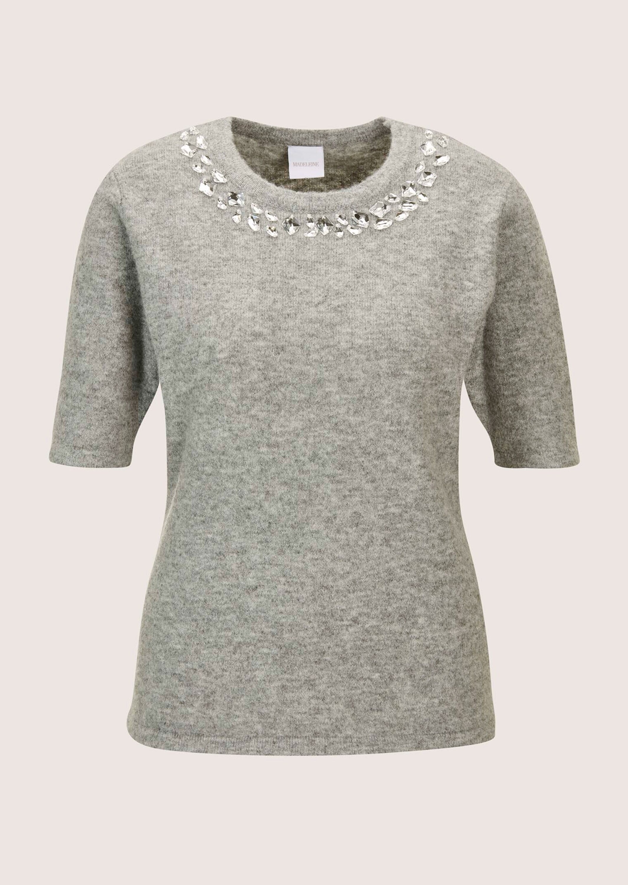 MADELEINE Longpullover "Strickpullover Eleganter Businesspullover mit Rundh günstig online kaufen