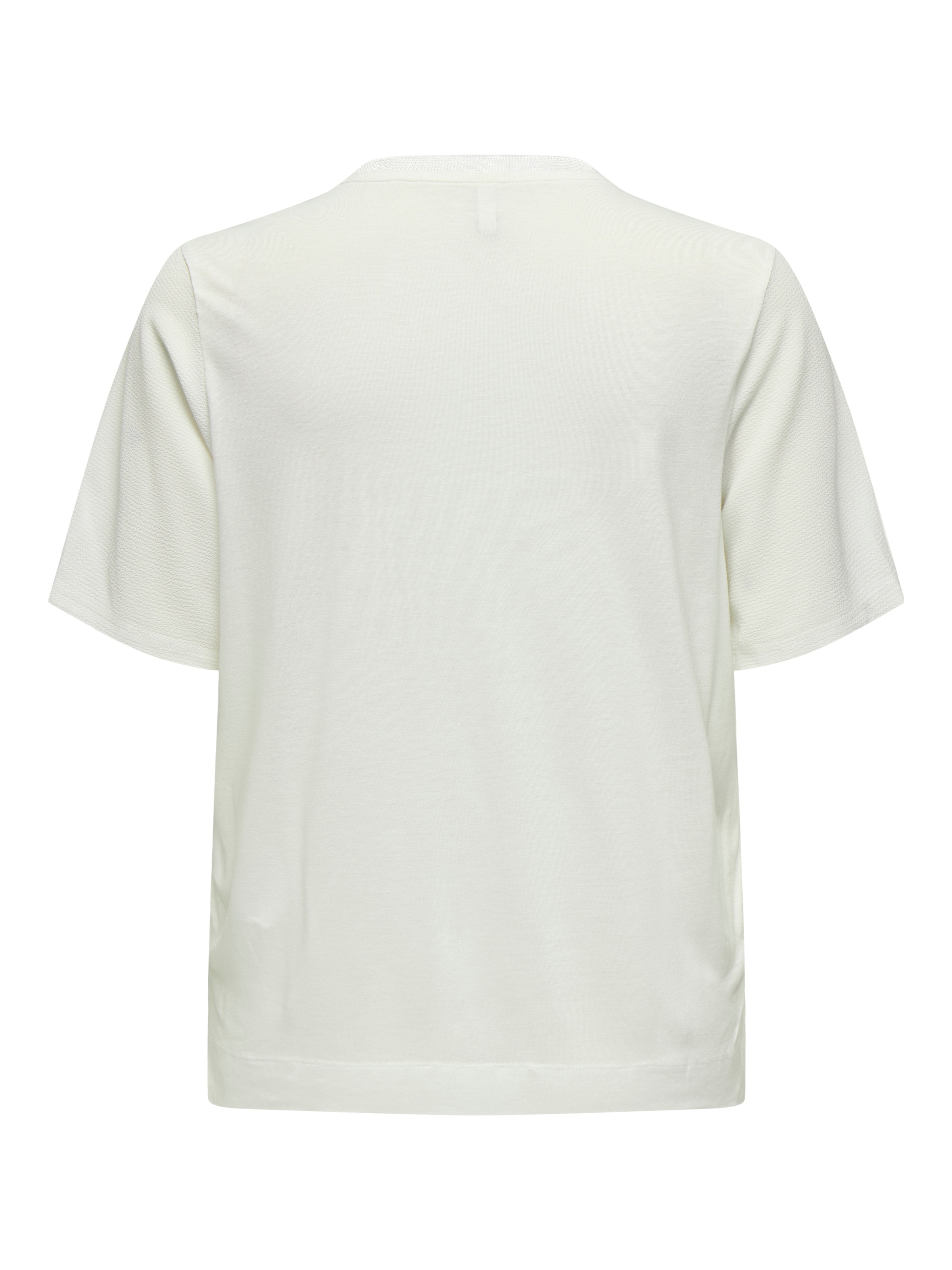 ONLY Kurzarmshirt "ONLNEWFLORA S/S ART O-NECK TOP BOX JRS" günstig online kaufen