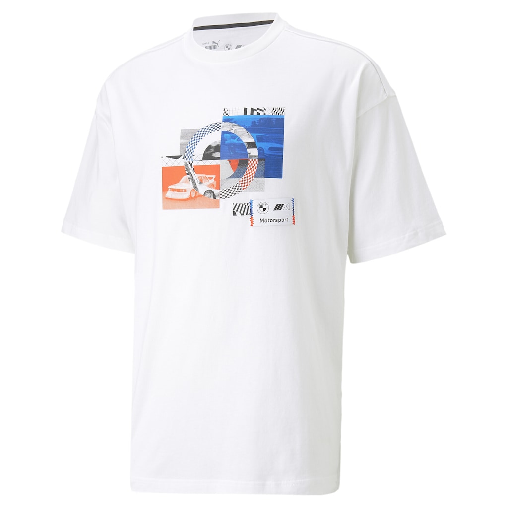 PUMA Trainingsshirt »BMW M Motorsport Statement T-Shirt mit Autografik für Herren«