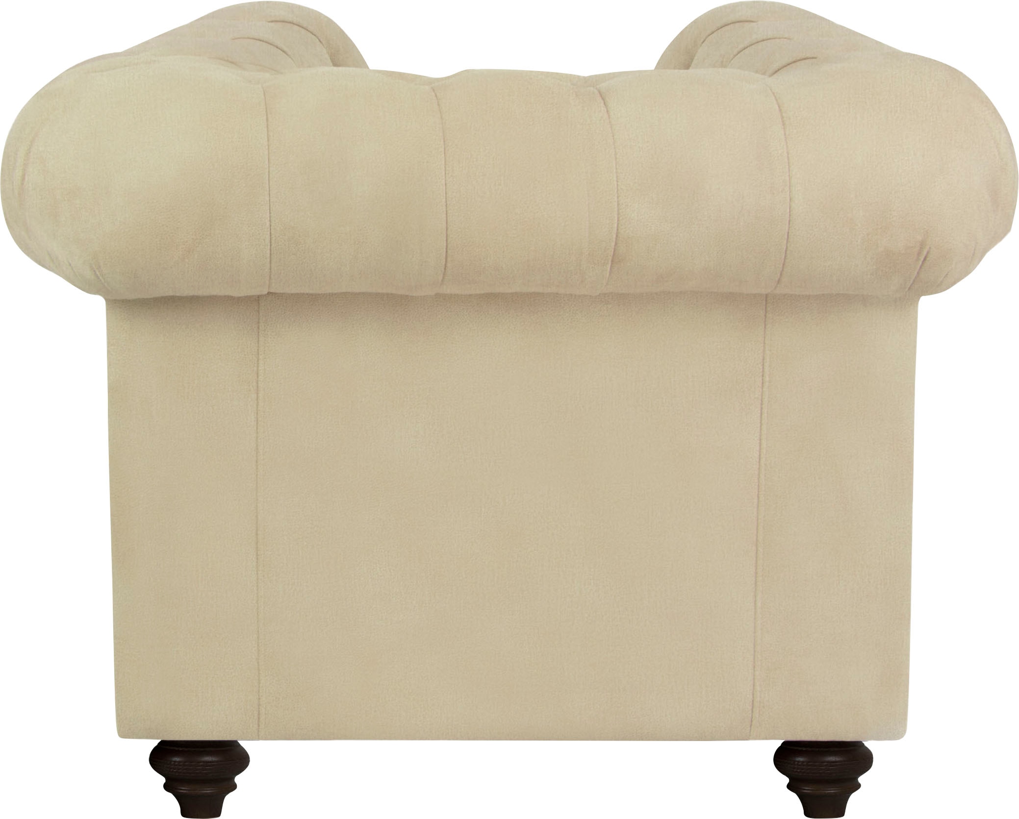 Home affaire Sessel »Duc Chesterfield«, hochwertige Knopfheftung im Rücken, Samtoptik mit changierender Optik