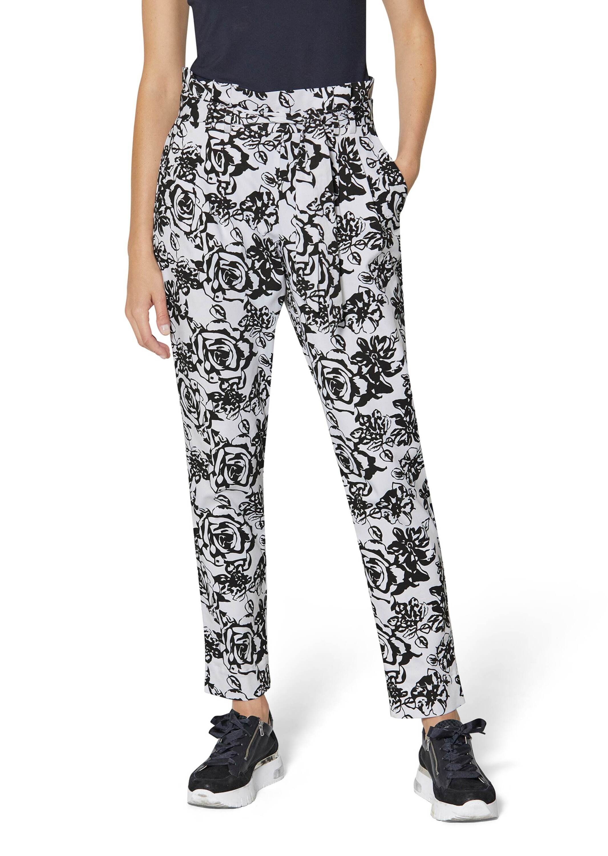 MADELEINE Stoffhose »Hose Highwaist-Hose mit kontraststarkem Unikat-Print«