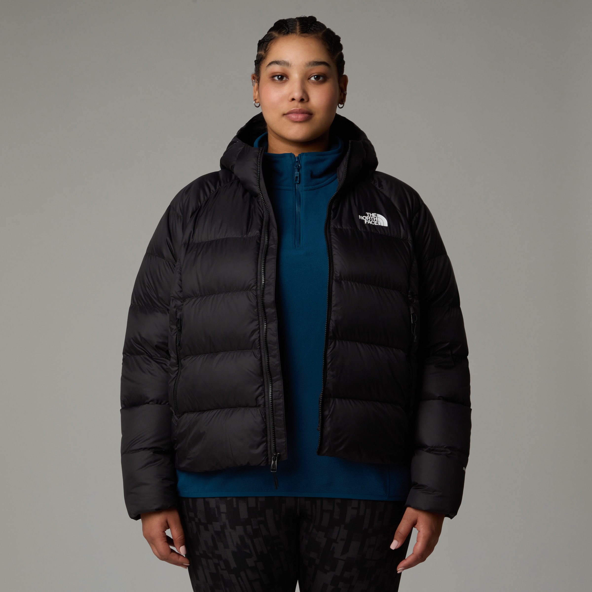 The North Face Winterjacke »W PLUS HYALITE HOODIE«, mit Kapuze, Atmungsaktiv