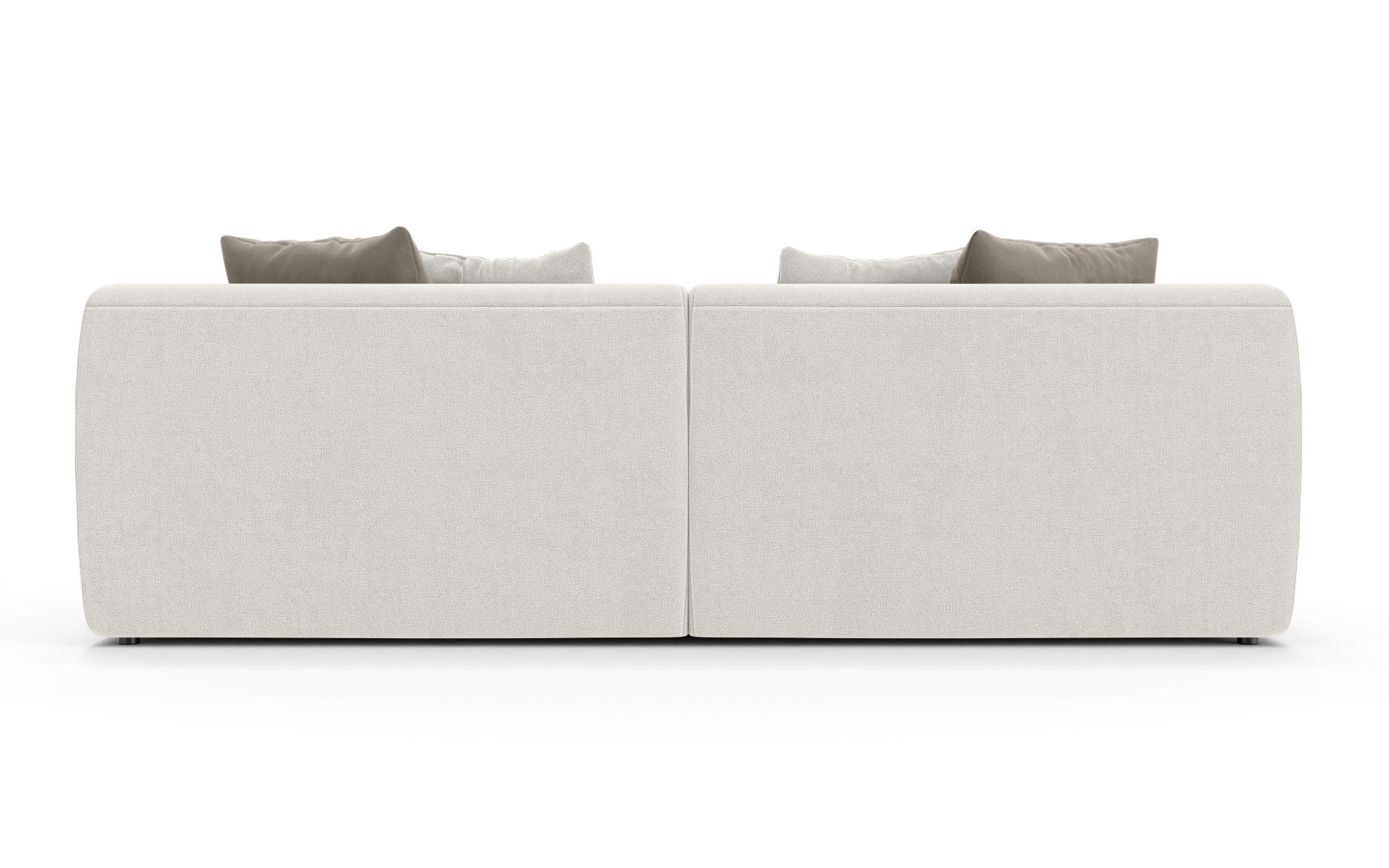 s.Oliver Big-Sofa »COBBO 3-Sitzer Design-Sofa Bubble-Optik, Maße B/T/H: 259/126/104 cm«, mit vielen Kissen, moderne Steppung und hoher Sitzkomfort