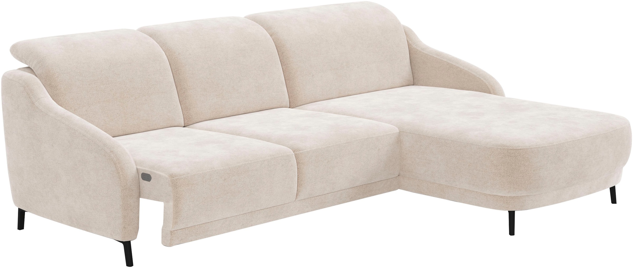 Thumbnail - sit&more Ecksofa "Blues L-Form" wahlweise mit Klapptisch und USB
