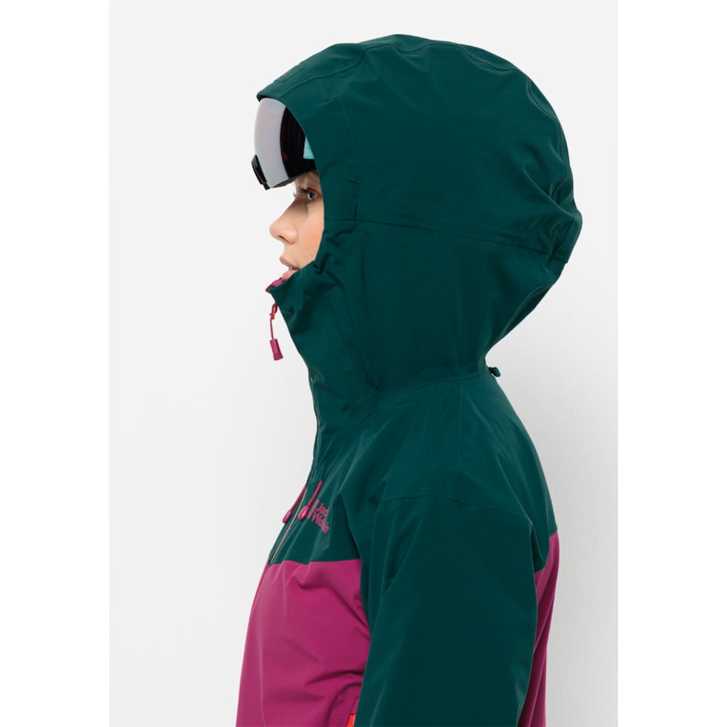 Jack Wolfskin Funktionsjacke »ALPSPITZE TOUR 3L JKT W«, mit Kapuze