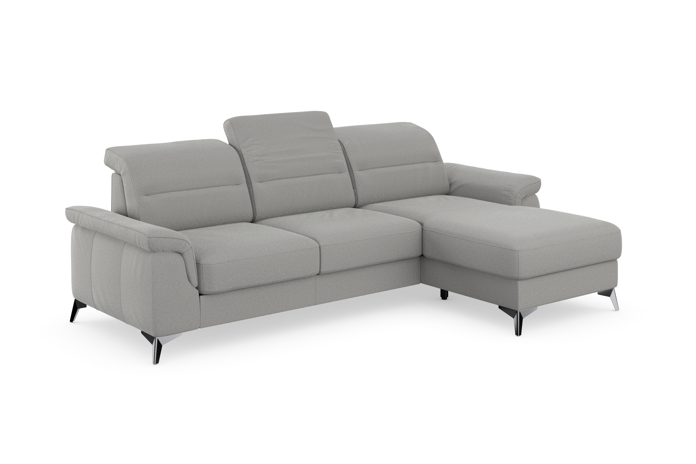 sit&more Ecksofa »Sinatra L-Form«, mit Recamiere, optinal mit Kopfteilverstellung und Armteilfunktion