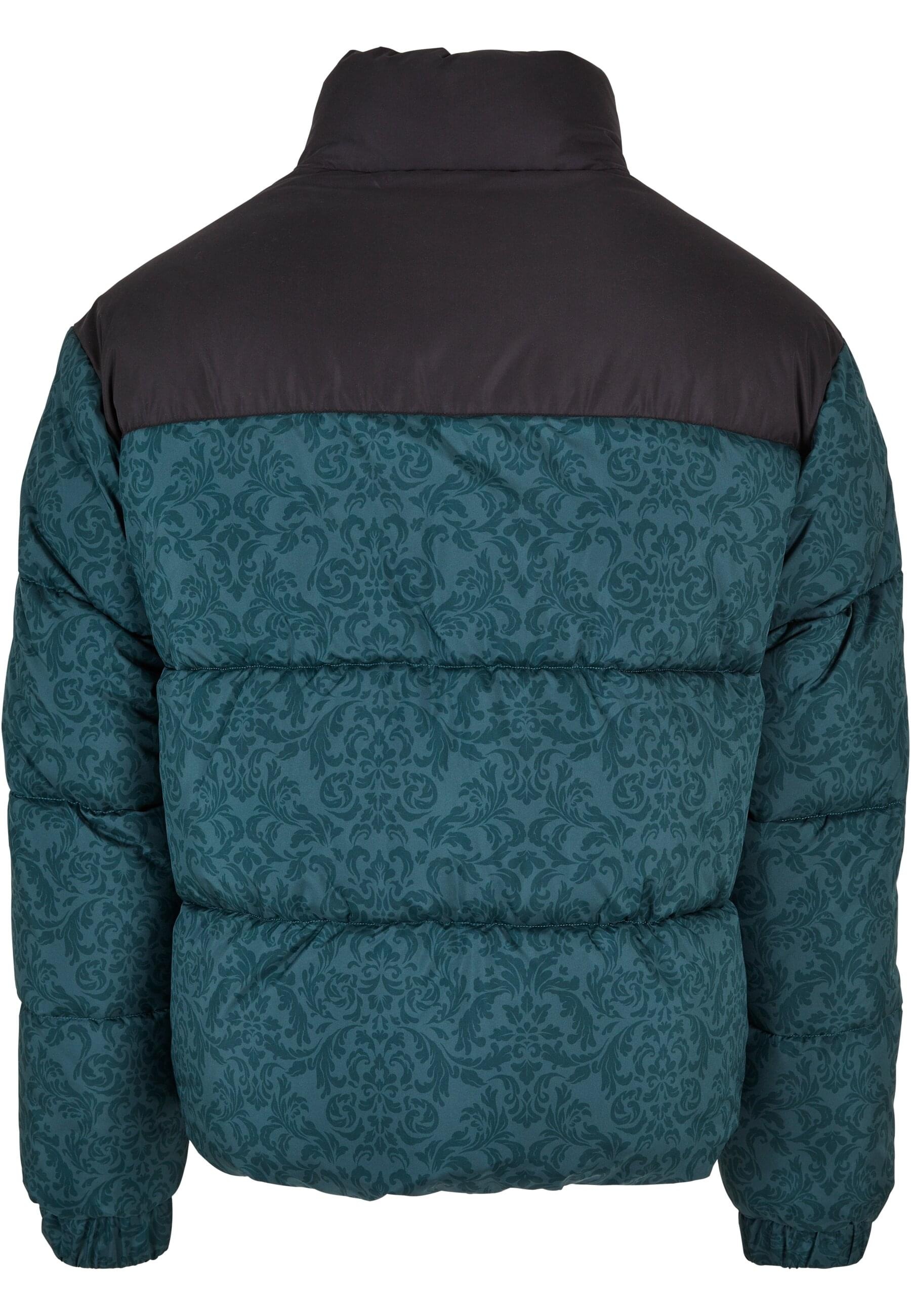 URBAN CLASSICS Winterjacke »Urban Classics Herren AOP Retro Puffer Jacket«, (1 St.), ohne Kapuze