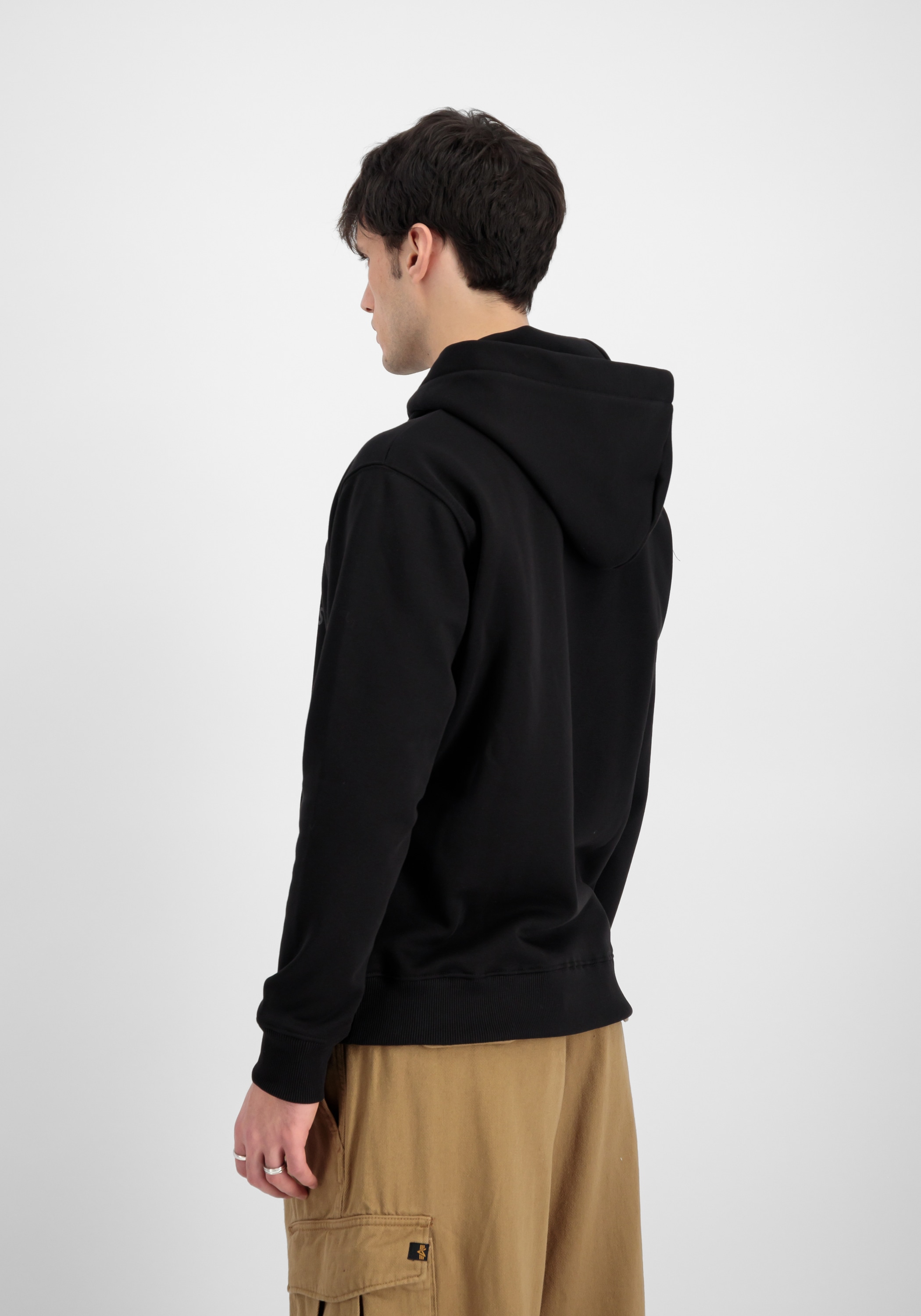 Alpha Industries Hoodie »Alpha Industries Men - Hoodies Basic Hoodie Carbon«