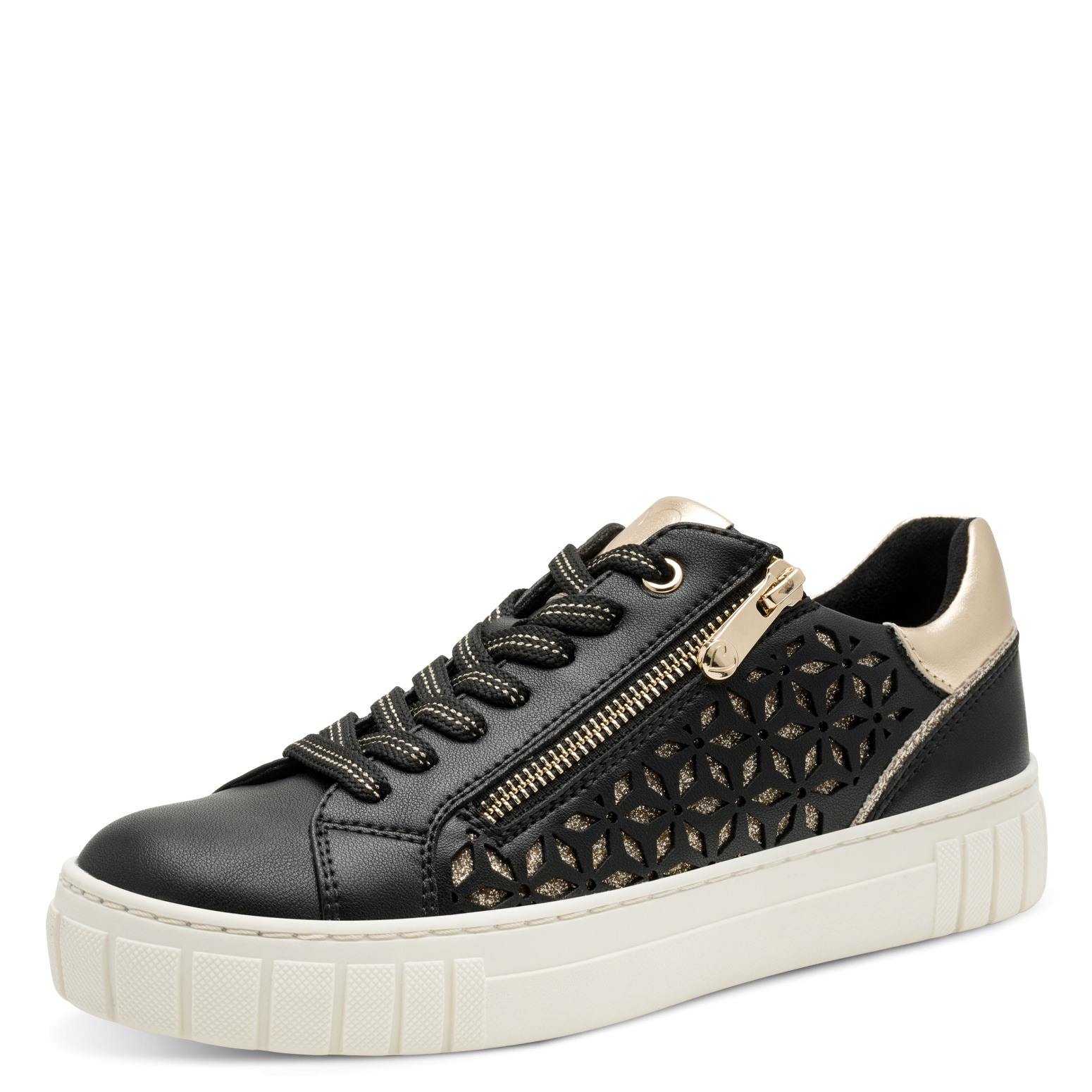 MARCO TOZZI Plateausneaker, Freizeitschuh, Halbschuh, Schnürschuh mit unter günstig online kaufen